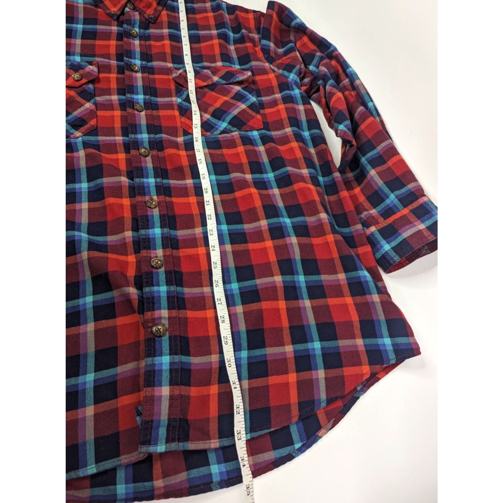 Vintage Duluth Free Swingin Wicking Red Blue Plaid Flannel Long Sleeve Mens XL Tall Shirt Size US XL / EU 56 / 4 - 5 Thumbnail