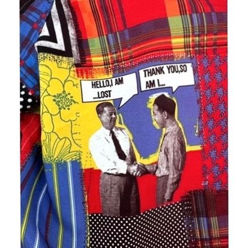 Vintage Lost Enterprises Board Shorts Mens 32 Y2K Multicolor Patchwork Graphic Surf, Men's — image 3 of 6