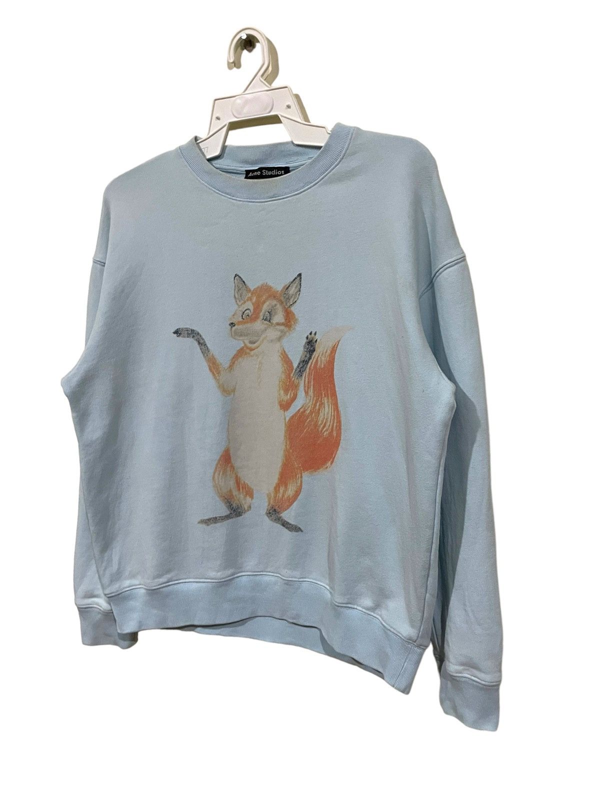 Acne Studios Rare🔥Acne Studios College Face Slubby Distressed Jumper Size US S / EU 44-46 / 1 - 3 Thumbnail
