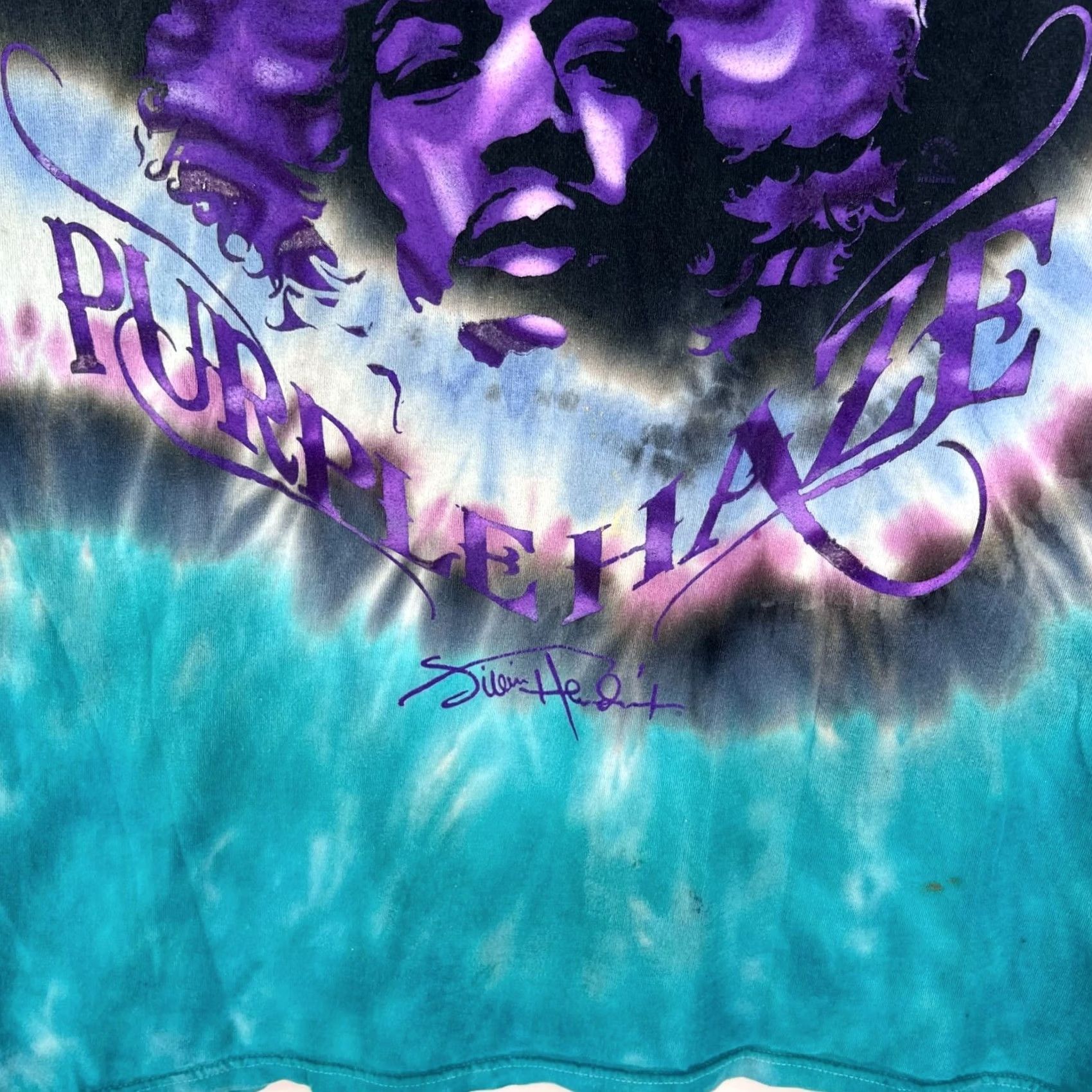 Vintage Jimi Hendrix Purple Haze Tie Dye Shirt Adult XL Purple Graphic Tee Size US XL / EU 56 / 4 - 5 Thumbnail