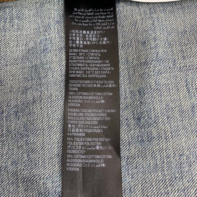 Other Balenciaga Blue logo full print washed out cotton lapel si Size S / US 4 / IT 40 - 7 Thumbnail