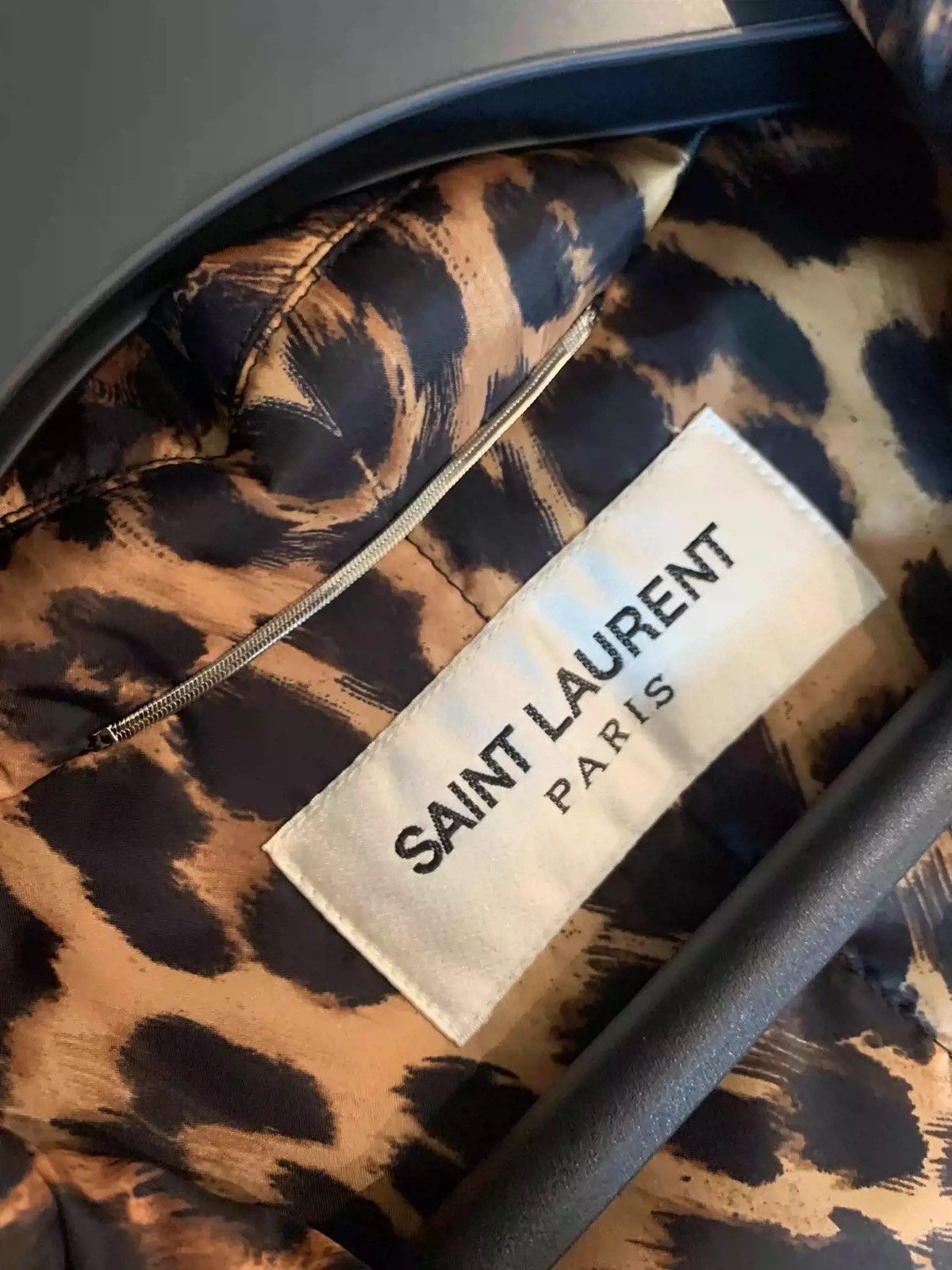 Saint Laurent Paris saint laurent leopard print jacket Size US M / EU 48-50 / 2 - 2 Thumbnail