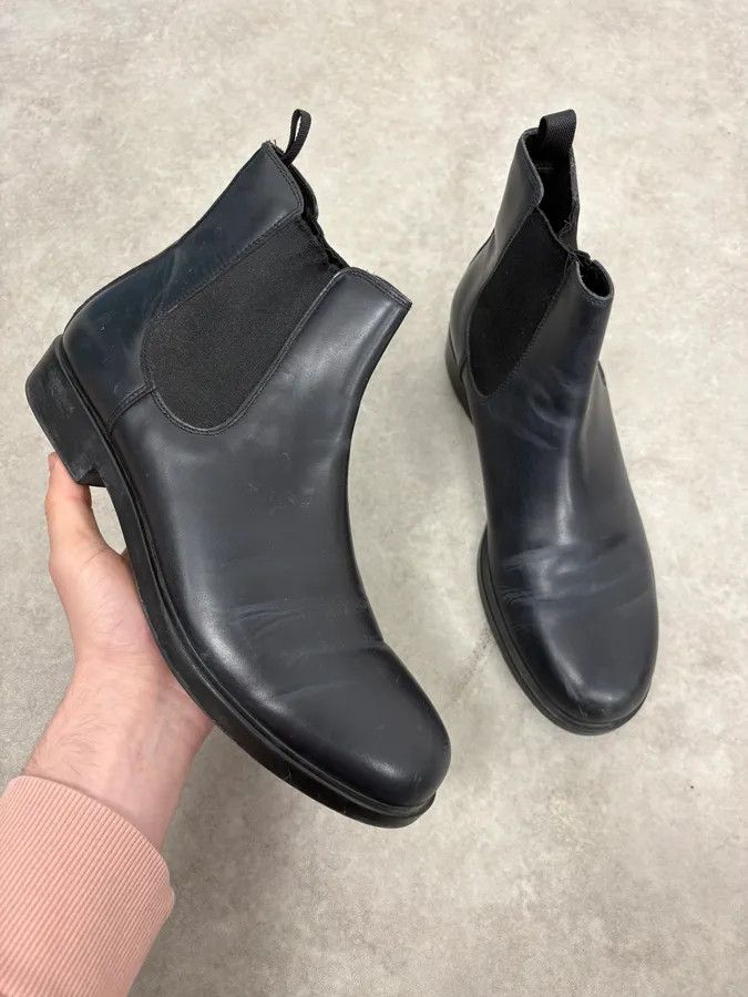 Prada 2000s Prada Black Leather Chelsea Boots Size US 8.5 / EU 41-42 - 1 Thumbnail