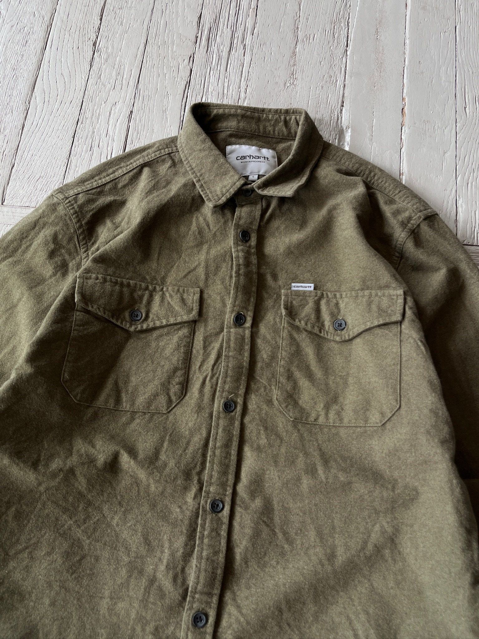 Carhartt Carhartt WIP Collared Button Up Utility Style Shirt Size US L / EU 52-54 / 3 - 4 Thumbnail