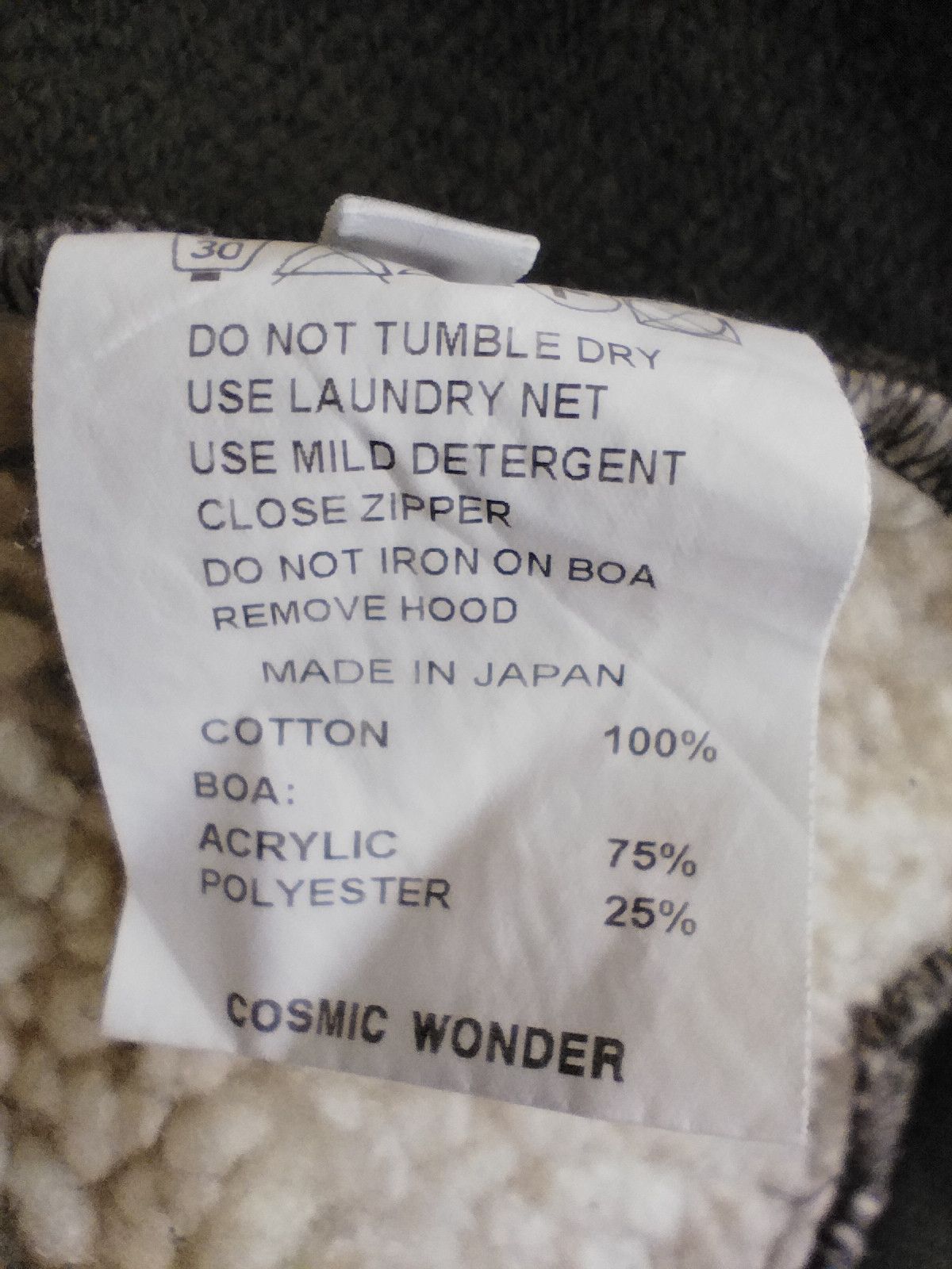 Cosmic Wonder Cosmic wonder jacket zipper Size US M / EU 48-50 / 2 - 8 Thumbnail