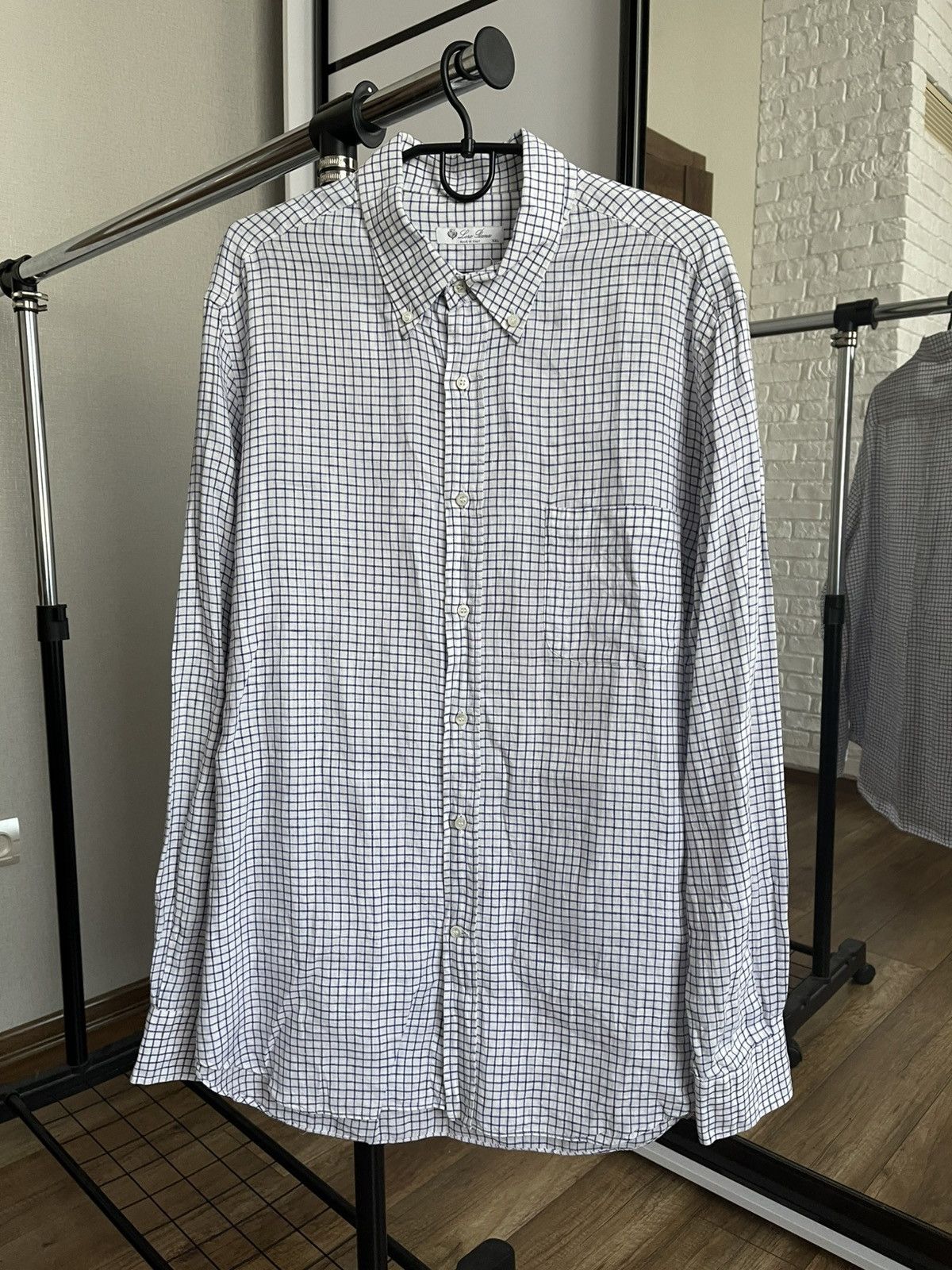 Loro Piana Italy Linen Shirt Button Up