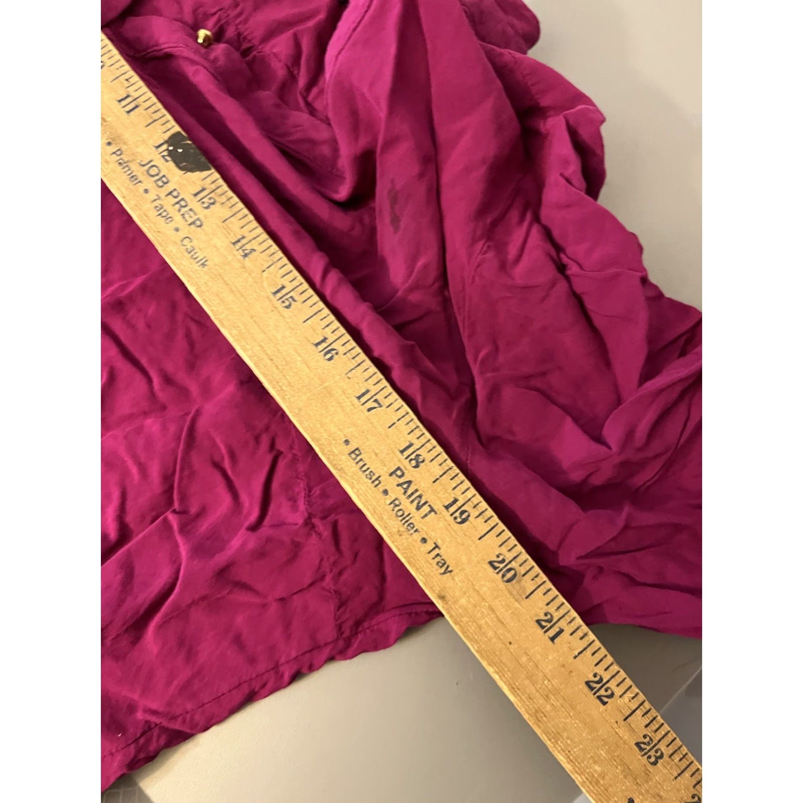 Gap Gap Magenta Long Sleeve Dress Tied Waist XL Women Hi-Low Size XL / US 12-14 / IT 48-50 - 5 Thumbnail