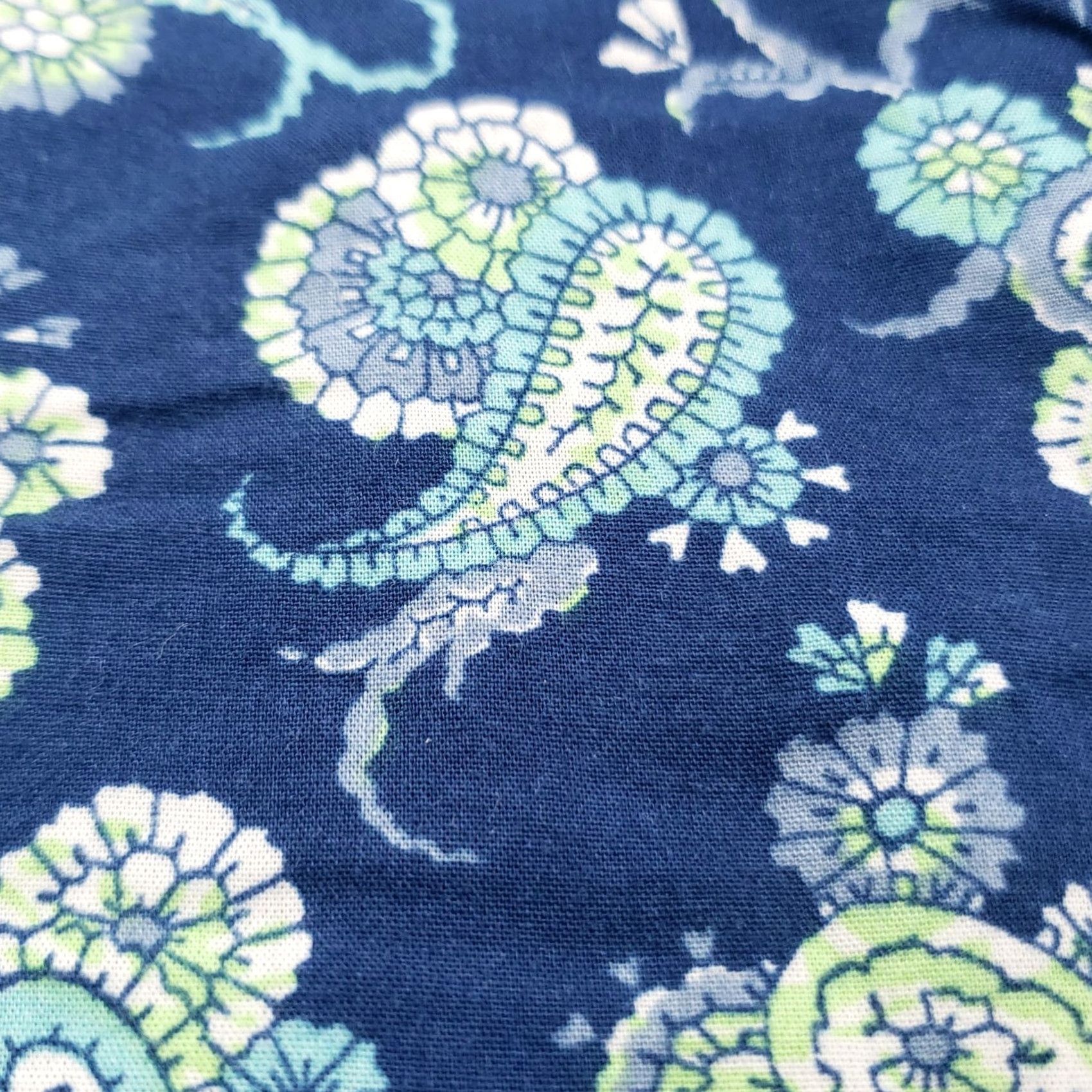 Victoria's Secret Victoria's Secret Pajama Top Womens L Blue Paisley Long Sleeve Sleepwear Size L / US 10 / IT 46 - 6 Thumbnail