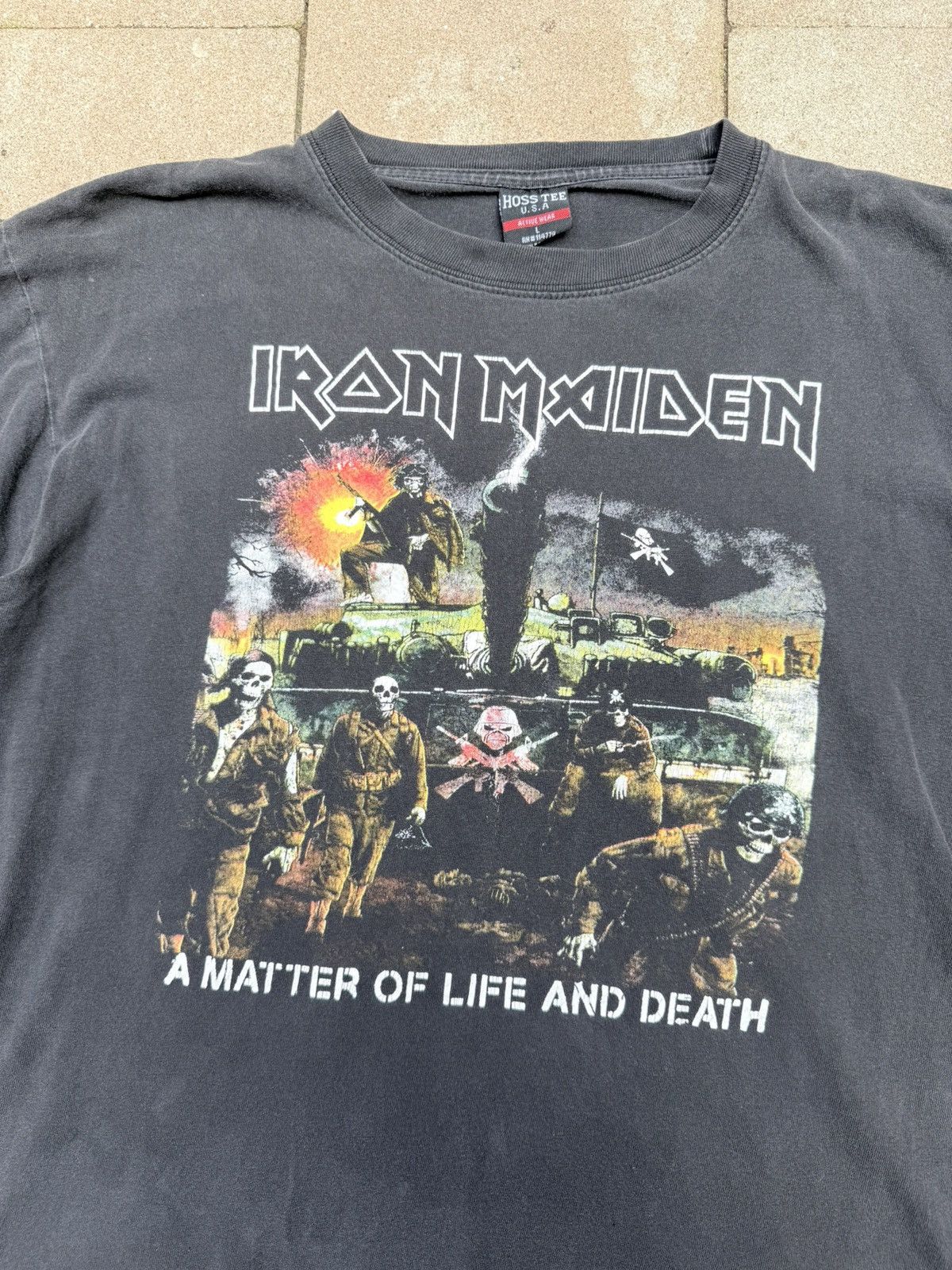 Vintage Iron Maiden matter of life and death Size US L / EU 52-54 / 3 - 3 Thumbnail