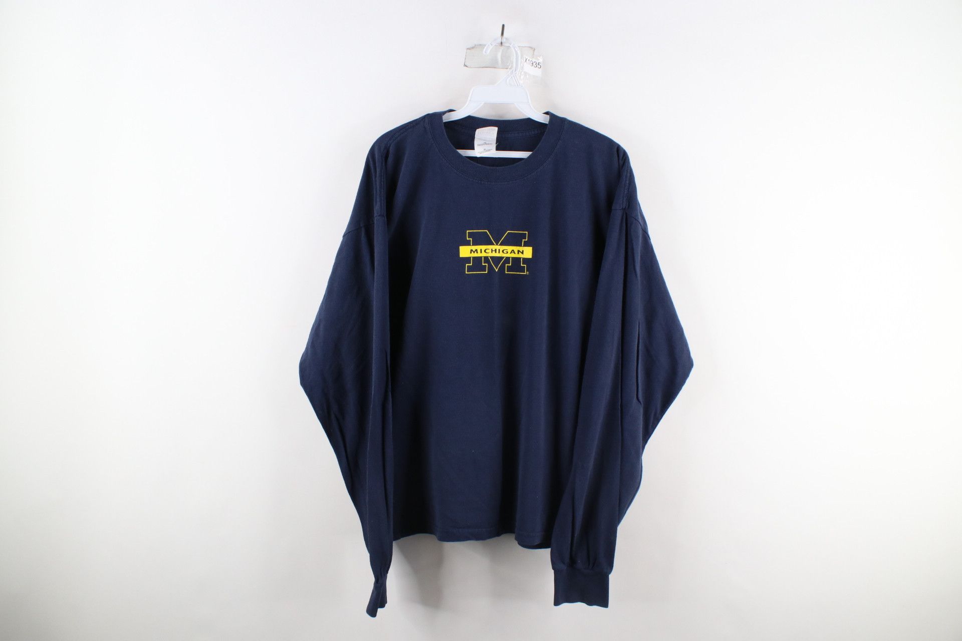Vintage Vintage Out University of Michigan Long Sleeve T-Shirt Blue Size US XL / EU 56 / 4 - 1 Thumbnail