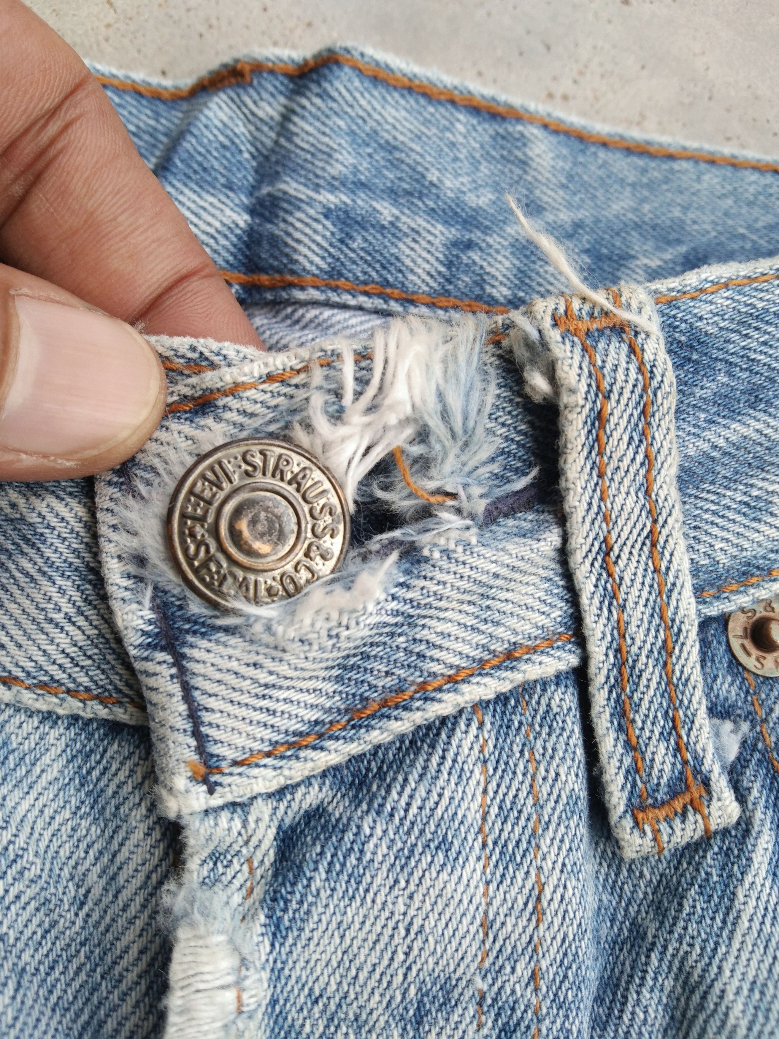Levi's 80s Vintage Levi's 501 Made In USA Distressed Jeans 30x30 Size US 30 / EU 46 - 9 Thumbnail