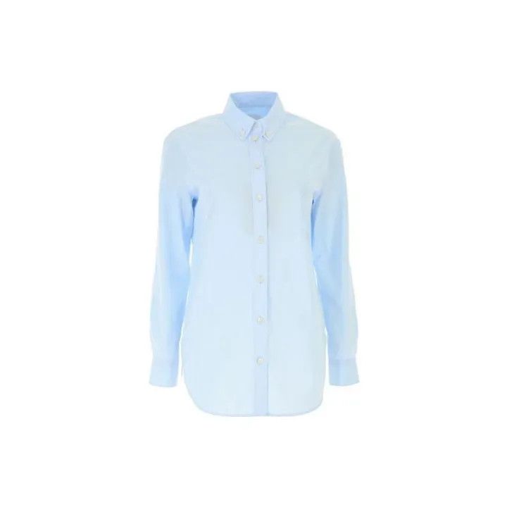 Burberry Burberry SS23 Solid Color Button-Up Shirt 0079 Size S / US 4 / IT 40 - 1 Thumbnail