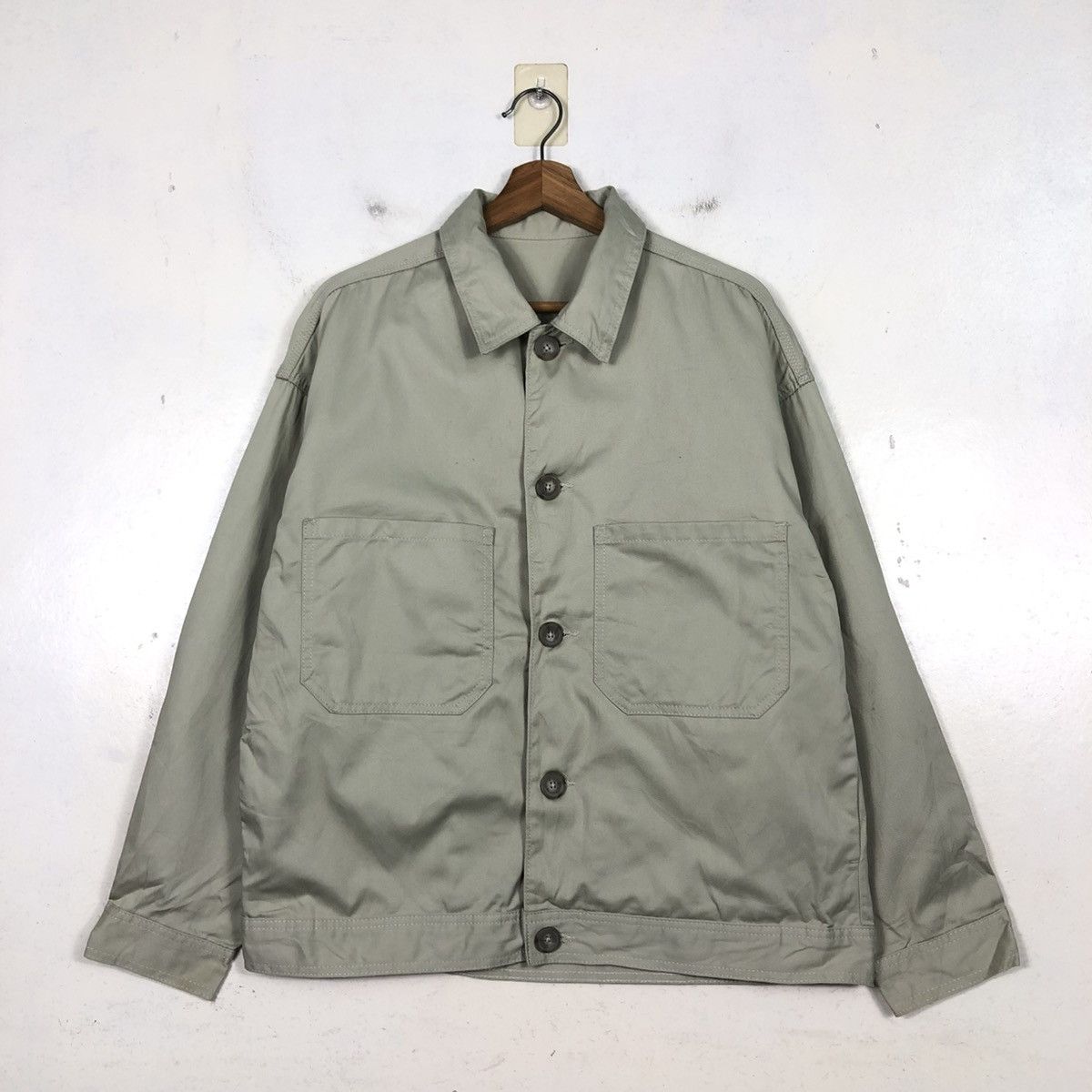 Japanese Brand 📌Vintage Chore Work Jacket GU Japan Issey Miyake Detroit Size US M / EU 48-50 / 2 - 3 Thumbnail