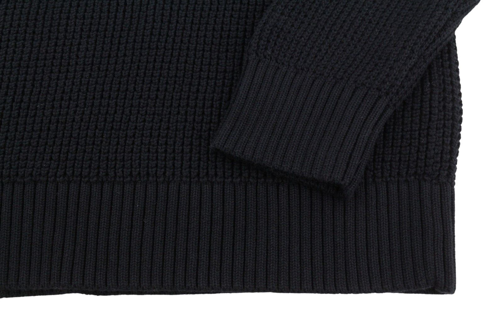 Calvin Klein M Black Cotton Knit Hooded Stretch Jumper 87436 Size US M / EU 48-50 / 2 - 4 Thumbnail