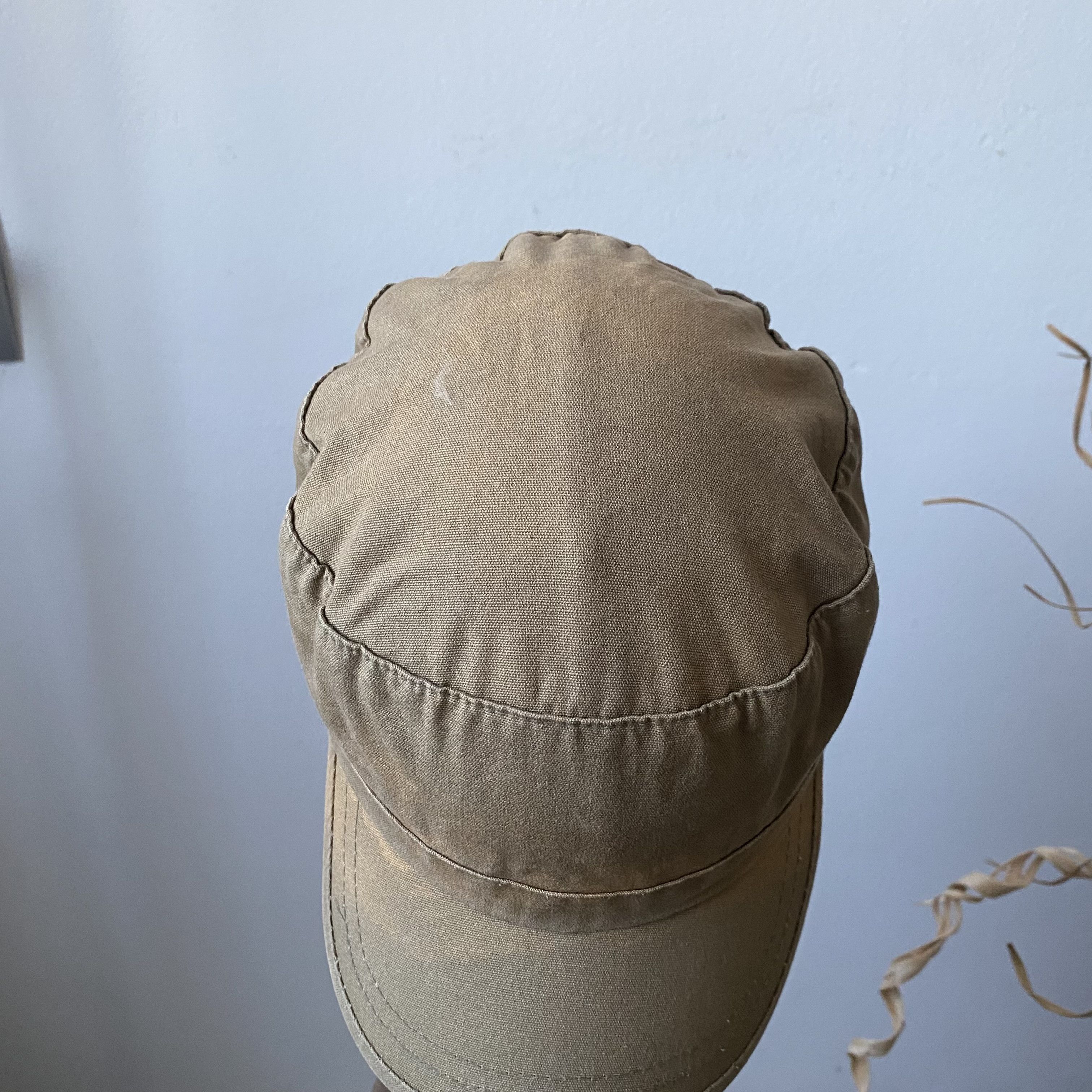 Japanese Brand Vintage Faded Y2K Cadet Hat cap Military Dad Hat Japanese Size ONE SIZE - 5 Thumbnail