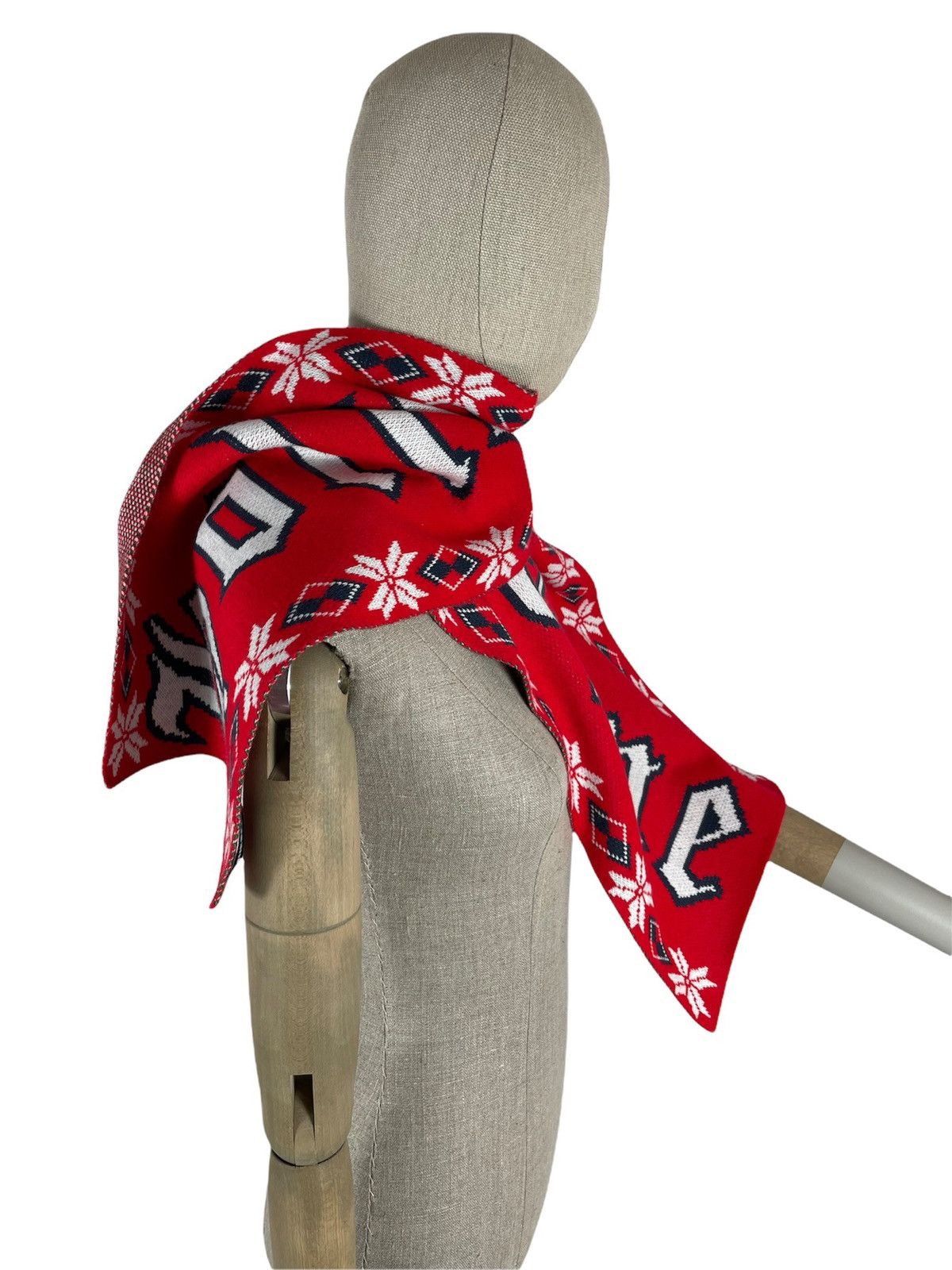 Diesel Holiday “Time” Christmas Santa Big Pattern Scarf Muffler Size ONE SIZE - 1 Thumbnail