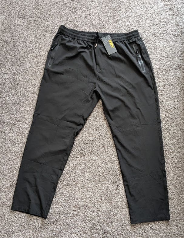 Other TBMPOY black athletic zippered pockets black joggers pants Size 38" / US 16 / IT 52 - 1 Thumbnail