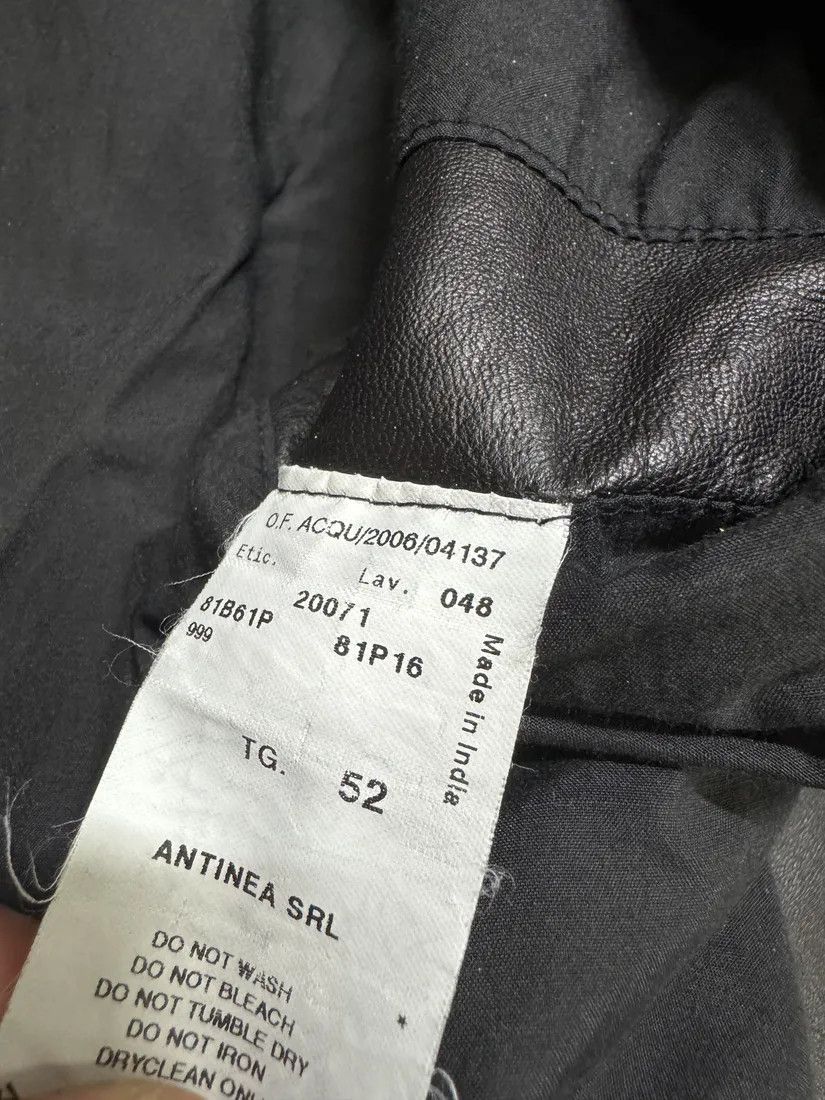 Emporio Armani × Vintage SS2007 Emporio Armani Black Multi Zips Racing Leather Jacket Size US M / EU 48-50 / 2 - 7 Thumbnail