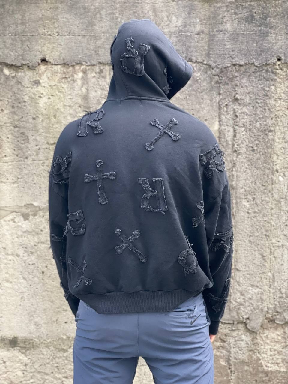 Racer Worldwide × Streetwear Racer Worldwide Washed Flag Zip Up