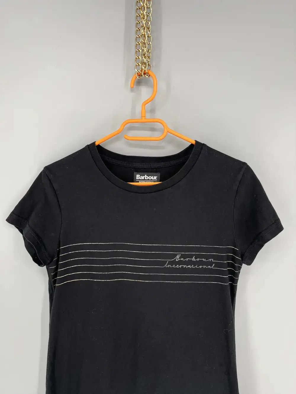 Barbour Vintage Y2K Barbour International T-shirt Streetwear Style Size S / US 4 / IT 40 - 5 Thumbnail