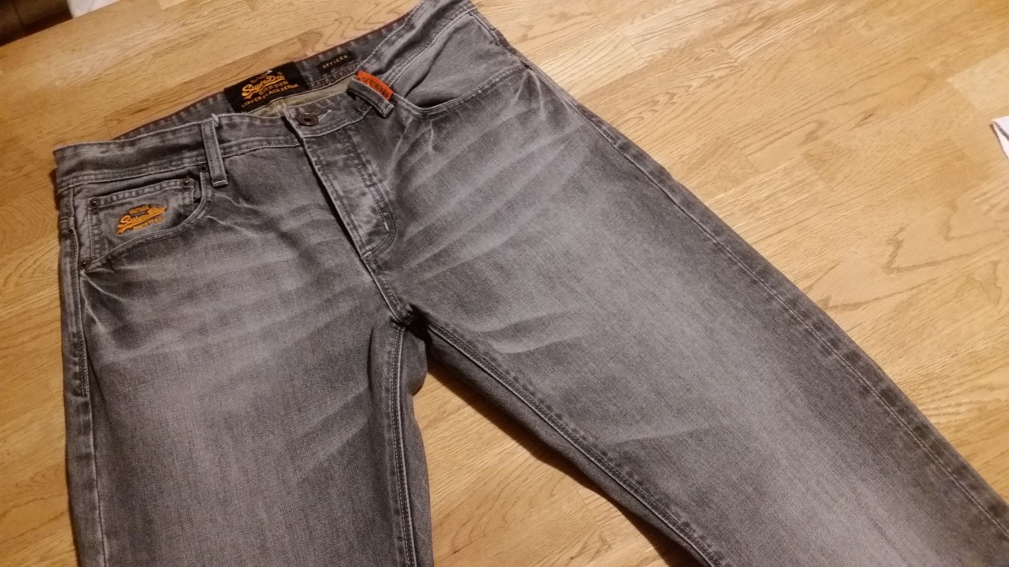 Gray SUPERDRY JAPAN Vintage W32 L34 straight slim W31 L36