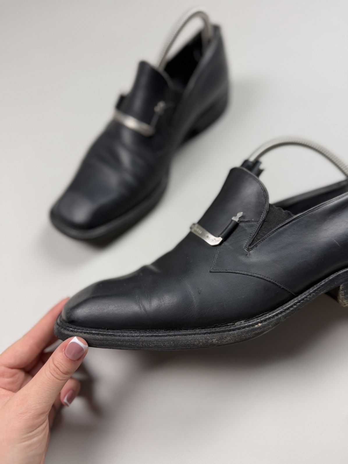 Vintage Cesare Paciotti Vintage Men’s Leather Formal Loafers Shoes Size US 8 / EU 41 - 17 Thumbnail