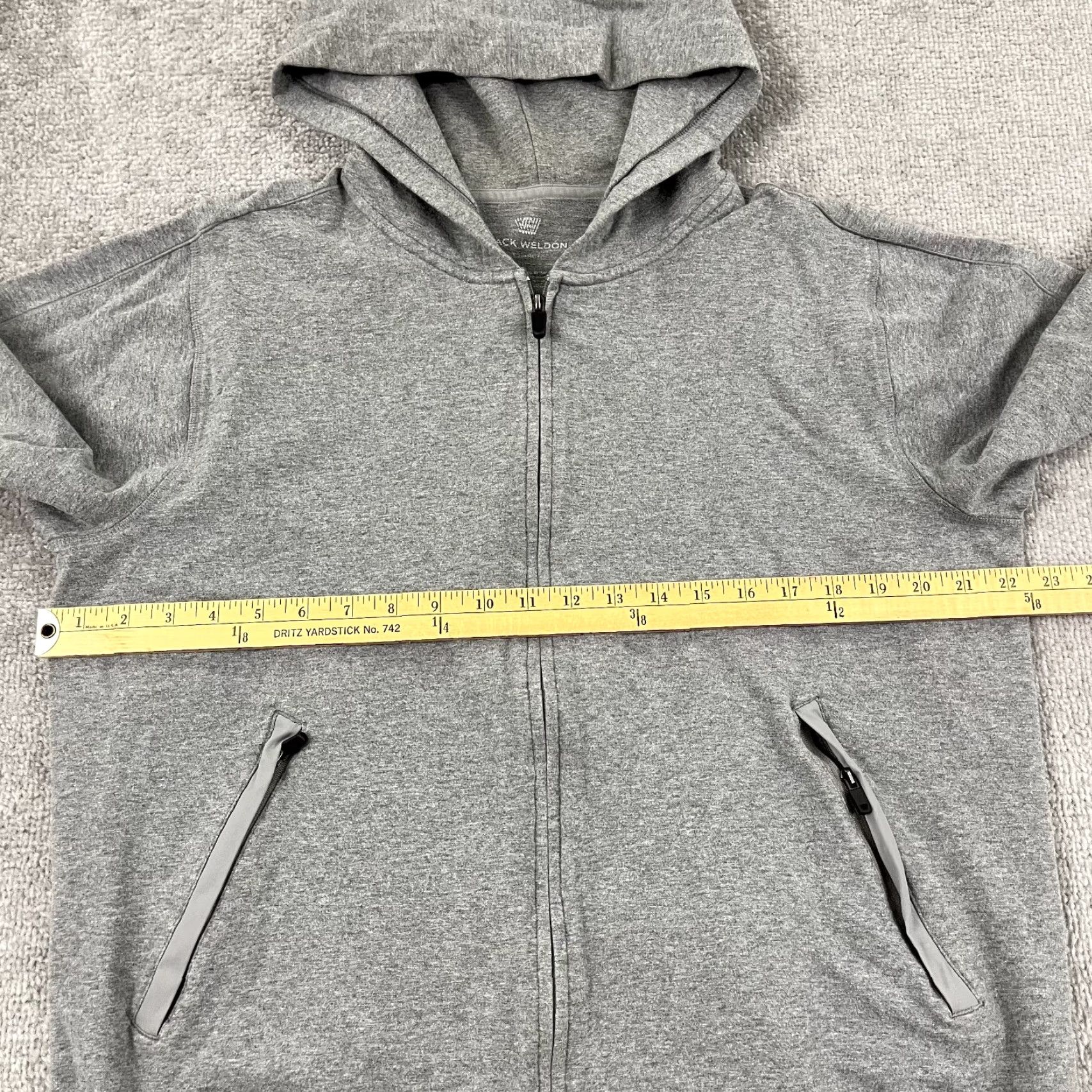 Vintage Mack Weldon Ace Hoodie Sweatshirt Men L Gray Full Zip Jacket Active Training Size US L / EU 52-54 / 3 - 4 Thumbnail