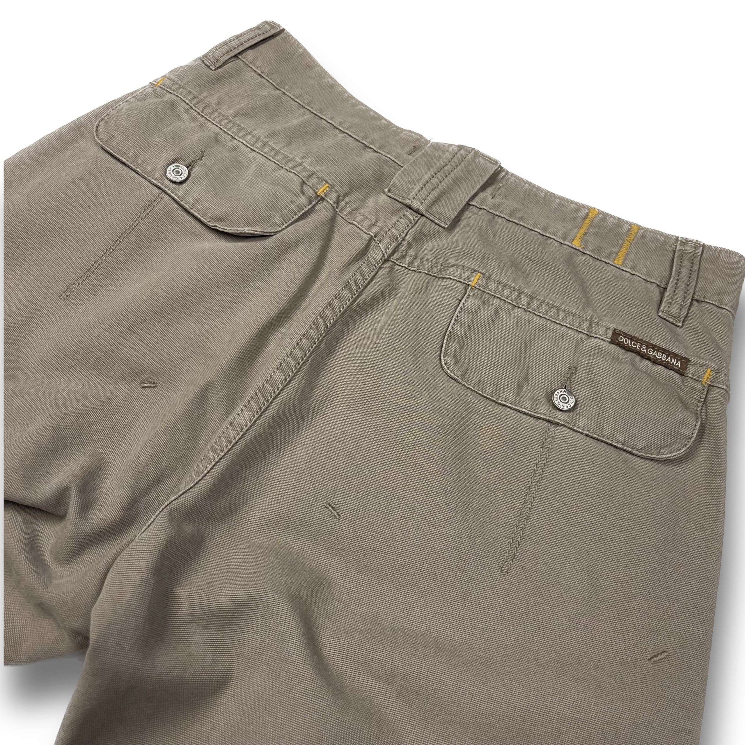 Dolce & Gabbana Dolce & Gabbana Khaki Casual Pant Size US 34 / EU 50 - 4 Thumbnail