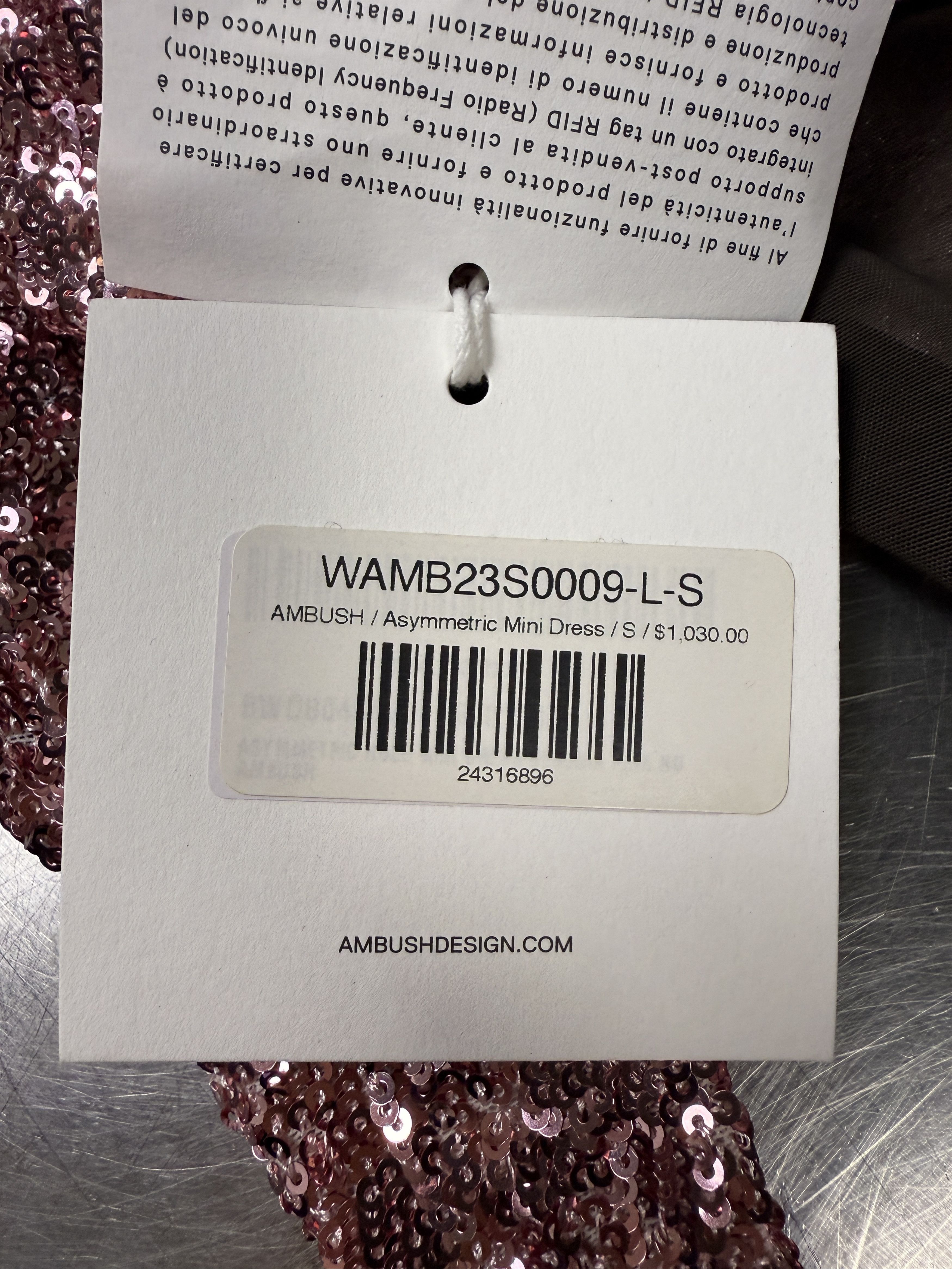 Ambush Design $1030 Ambush Sequin Asymmetric Mini Dress Size S / US 4 / IT 40 - 9 Thumbnail