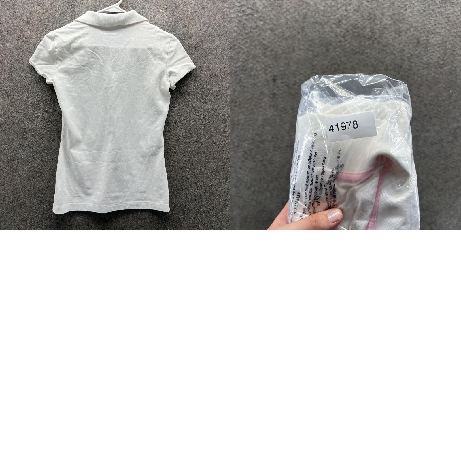 Lilly Pulitzer Lilly Pulitzer Luxletic Polo Shirt Womens XS White Short Sleeve Stretch Top Size XS / US 0-2 / IT 36-38 - 8 Thumbnail