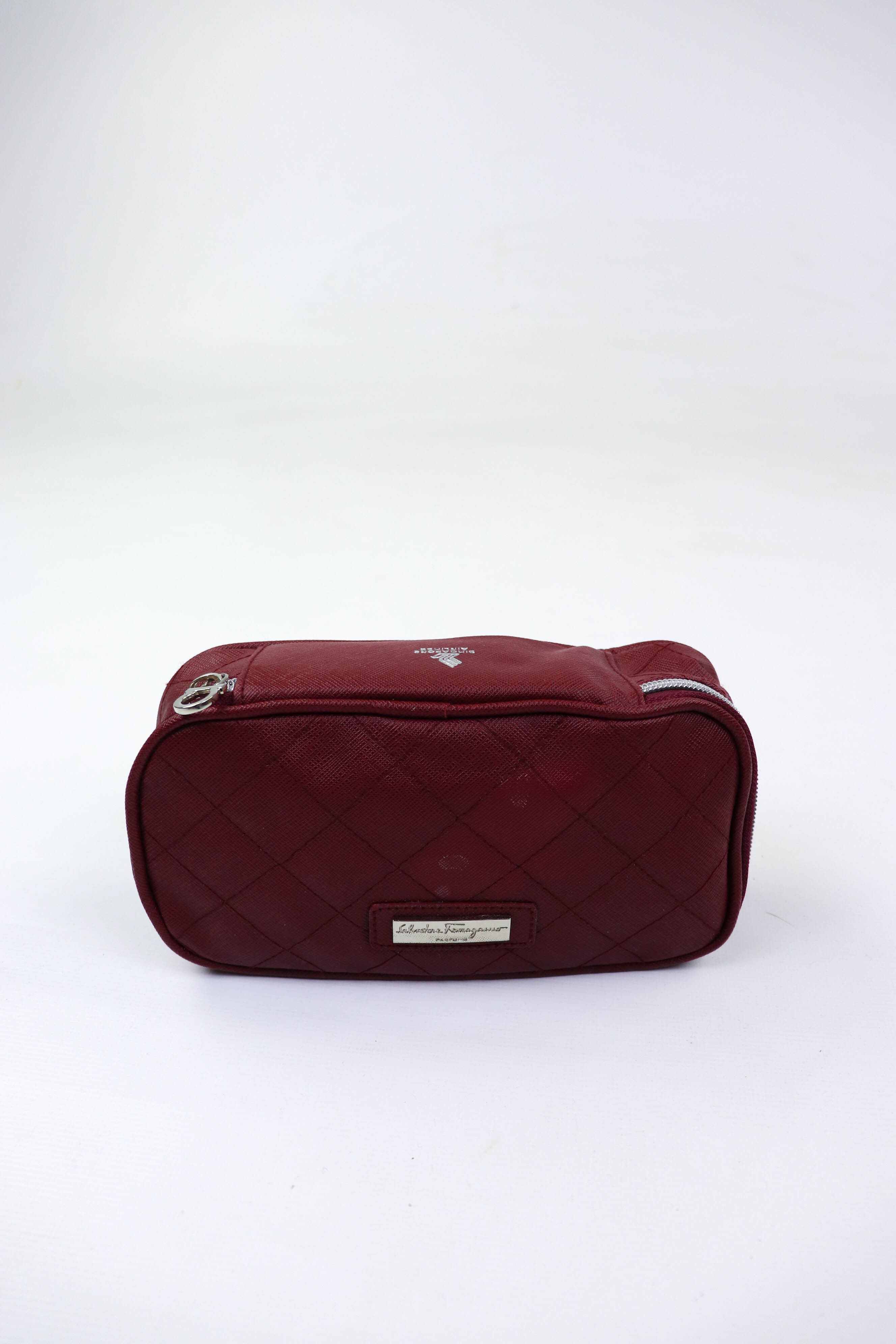 Salvatore Ferragamo Salvatore Ferragamo Parfums Singapore Airlines Red Zip Pouch Size ONE SIZE - 1 Thumbnail