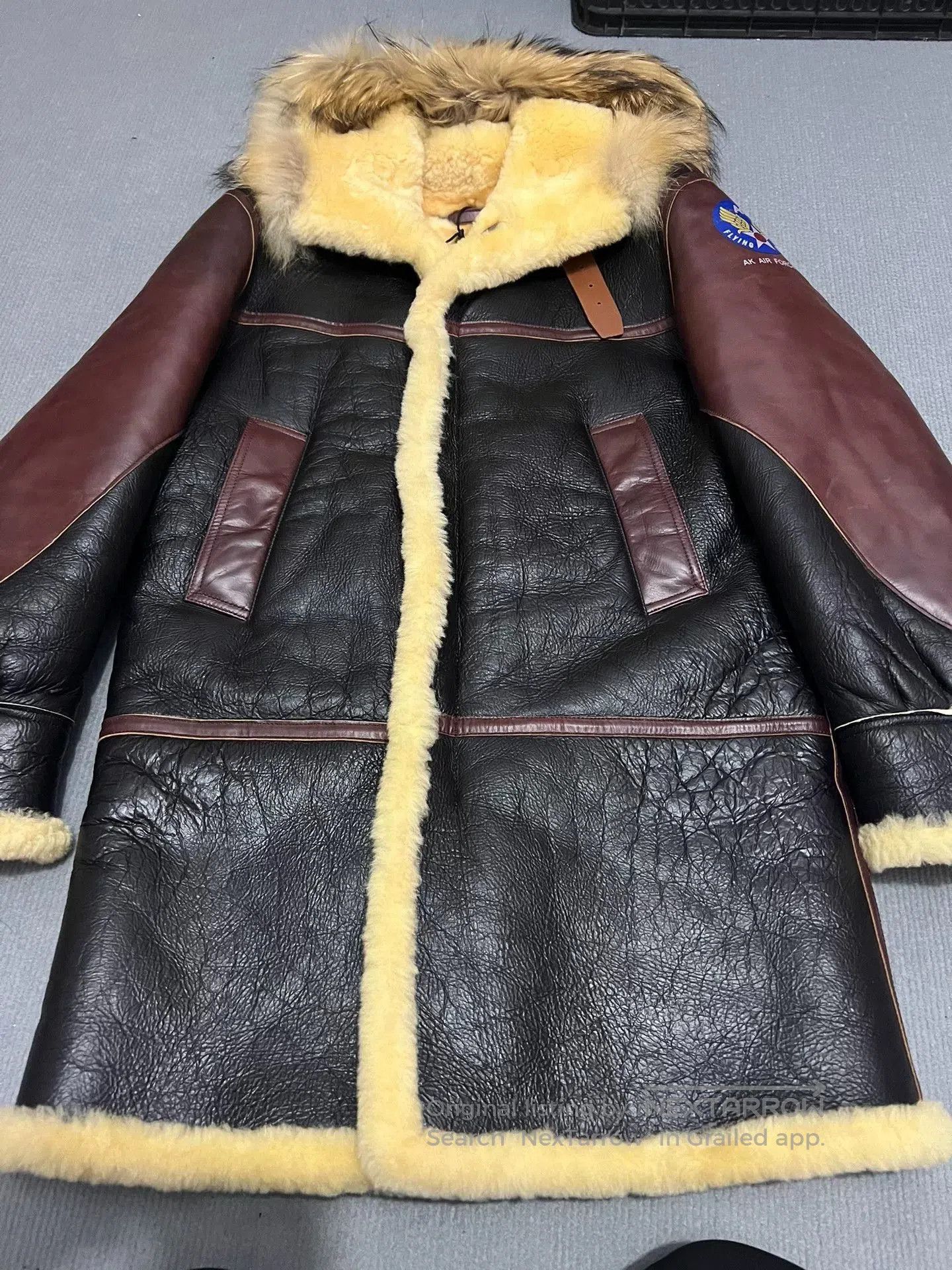 Vintage Vintage Winter Flight Coat for Men. Size US L / EU 52-54 / 3 - 1 Thumbnail