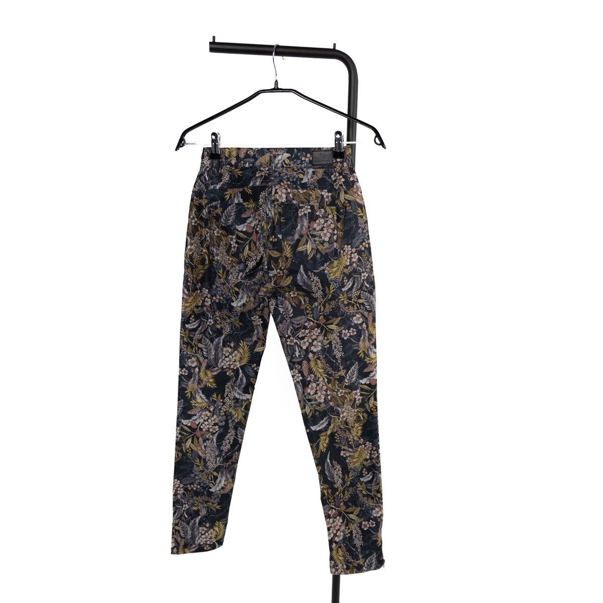 Other Denim Hunter Floral Print Jeans Skinny Fit Stretch Pants Size 26" / US 2 / IT 38 - 2 Thumbnail