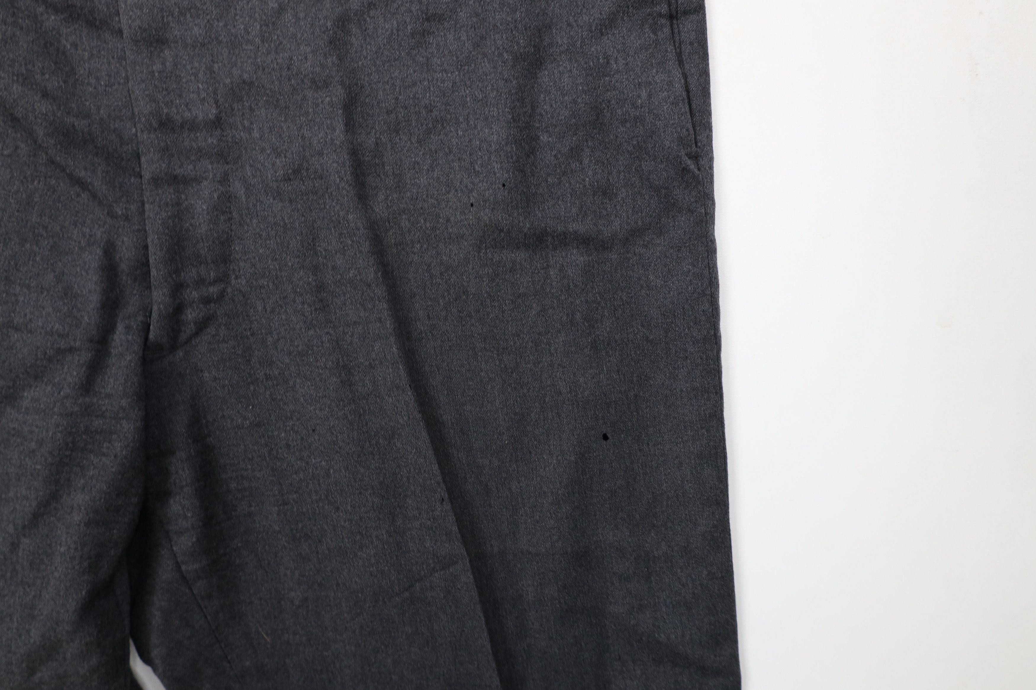 Vintage Vintage 50s 60s Streetwear Wool Cuffed Chino Pants Gray USA Size US 36 / EU 52 - 7 Thumbnail