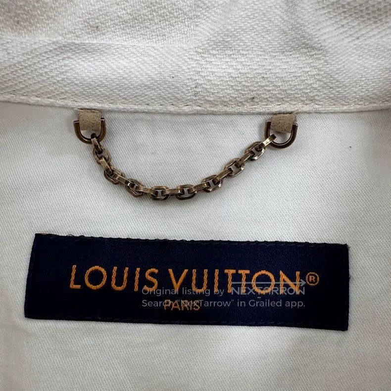 Louis Vuitton Louis Vuitton SS24 Beige Plaid Embroidered Short Sleeve Sh Size US S / EU 44-46 / 1 - 3 Thumbnail