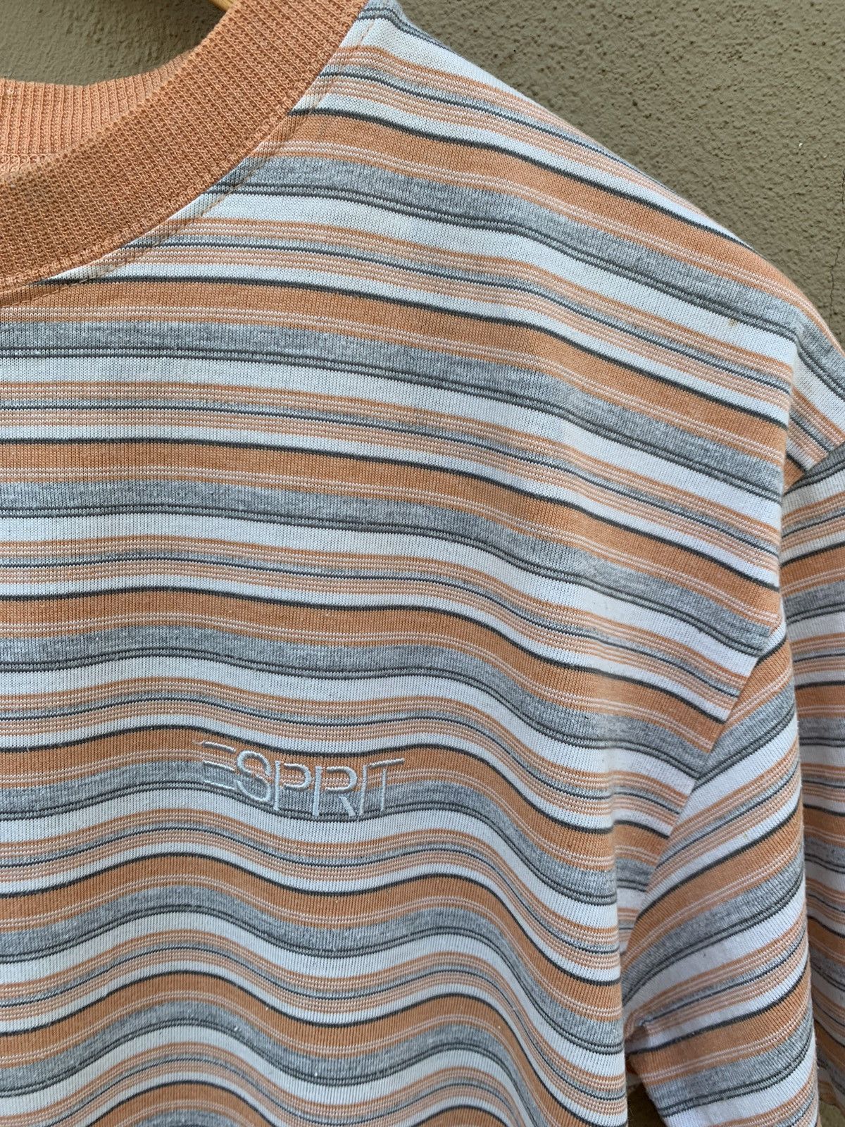 Esprit Vintage Esprit Striped Asap Rocky Style Tshirt Size US L / EU 52-54 / 3 - 2 Thumbnail