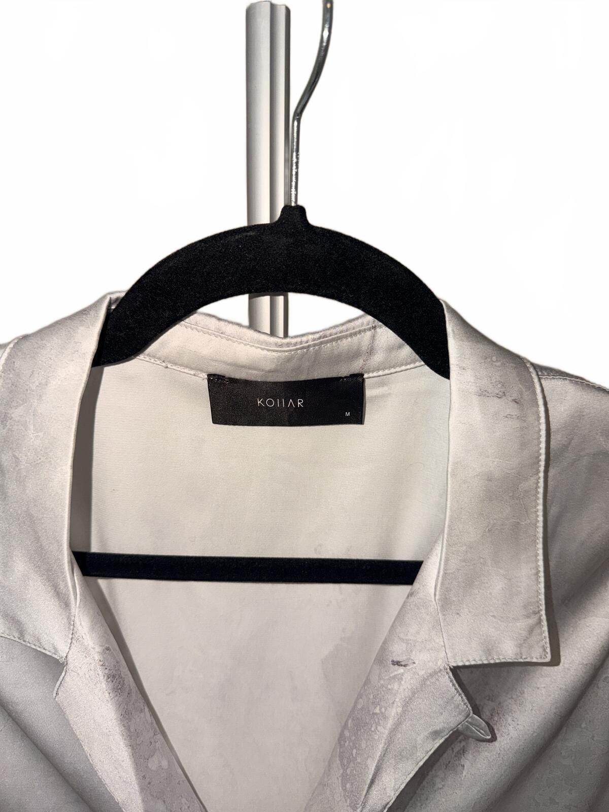 Other Kollar Satin Short Sleeve Button-Up Shirt Size US M / EU 48-50 / 2 - 3 Thumbnail