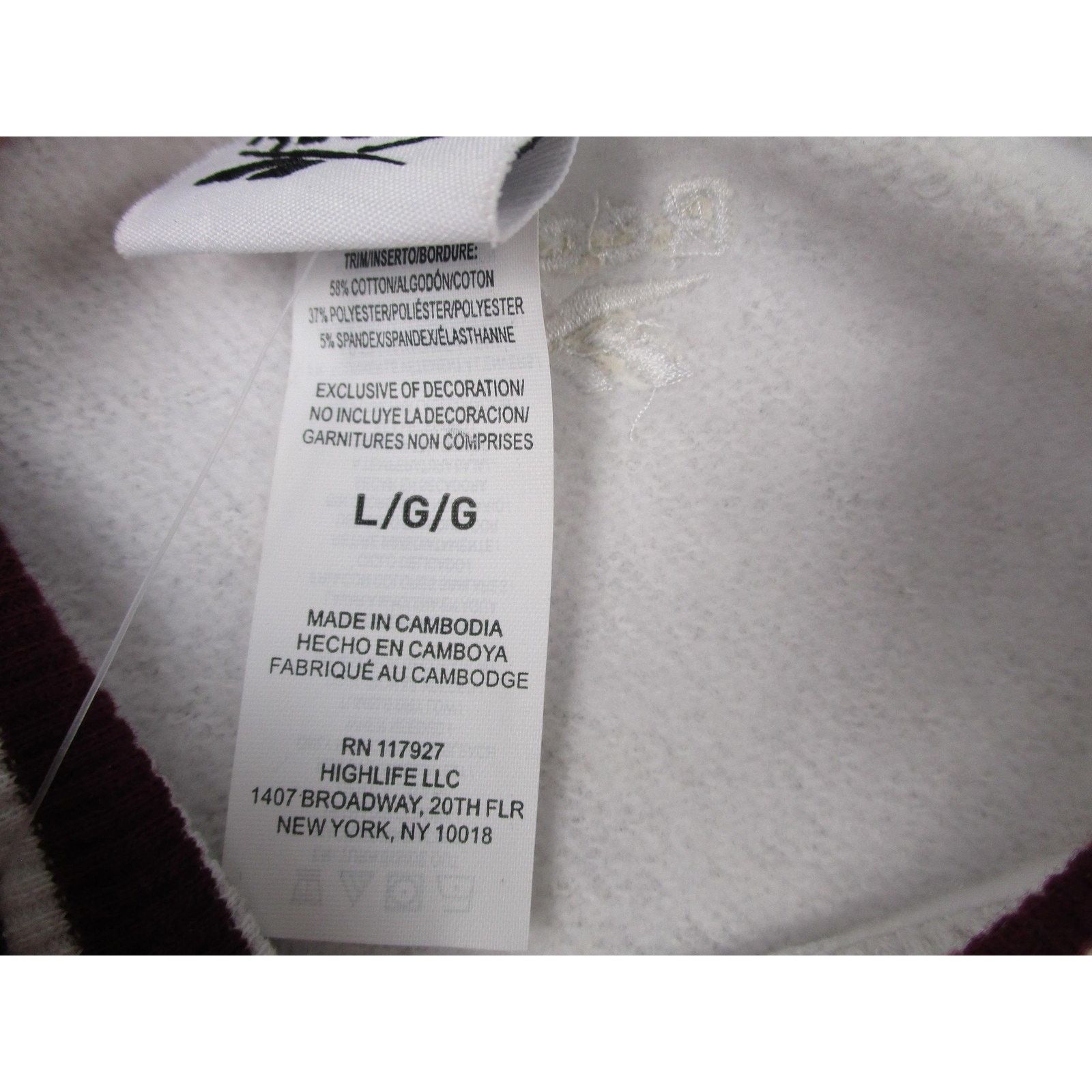 Reebok Reebok Summer Crewneck Short Set Womens L Gray Fleece Egret Size L / US 10 / IT 46 - 4 Thumbnail