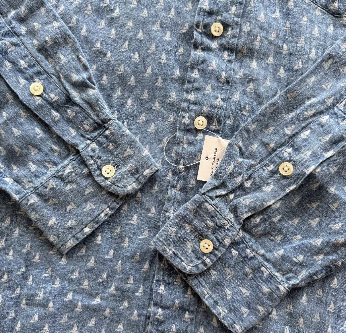 Polo Ralph Lauren Ralph Lauren Polo RL Linen Indigo Shirt K22 Size US S / EU 44-46 / 1 - 4 Thumbnail