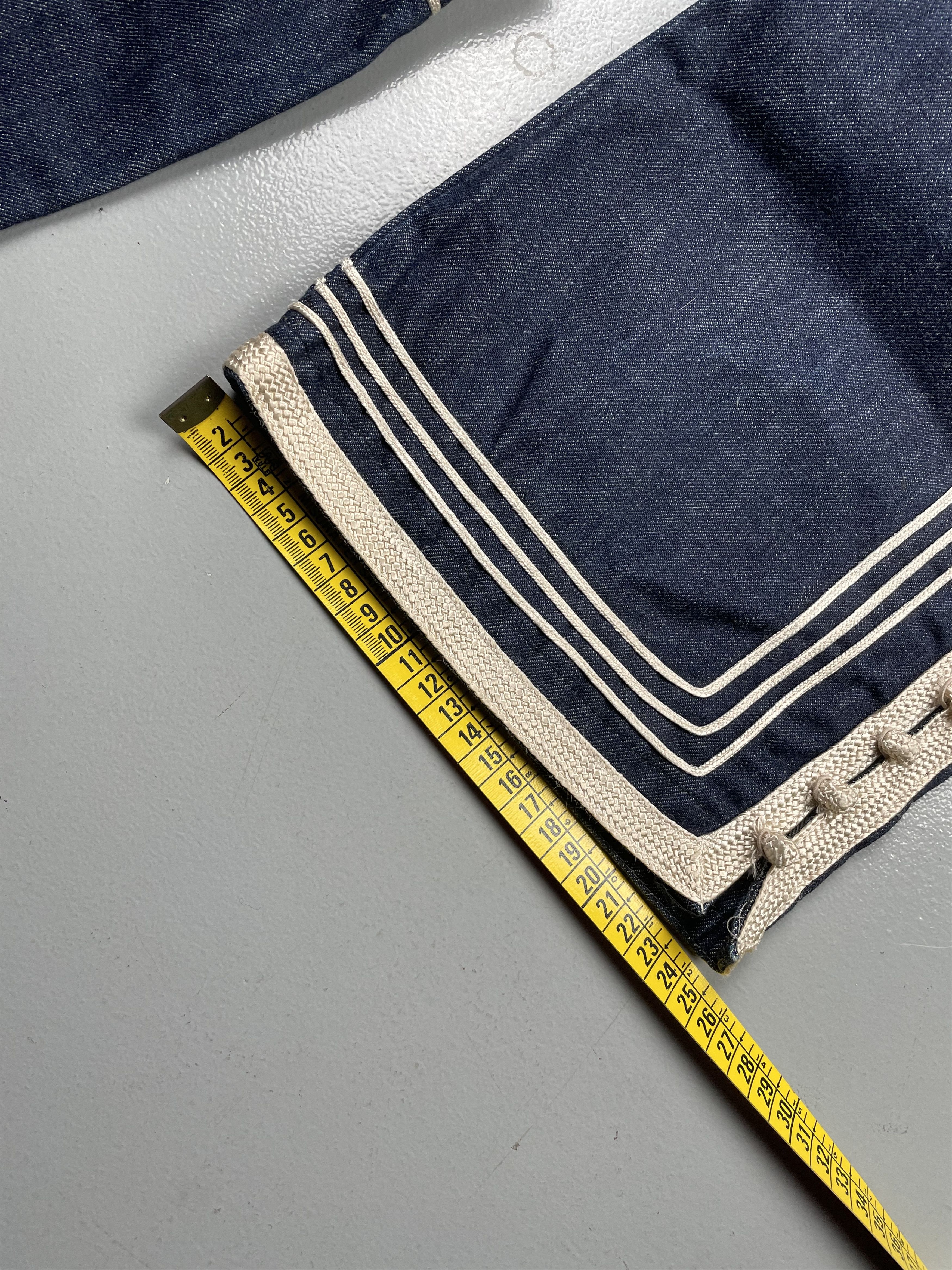 Jean Paul Gaultier vintage Gaultier Jean's embroidered jeans - size 30 Size 30" / US 8 / IT 44 - 14 Thumbnail