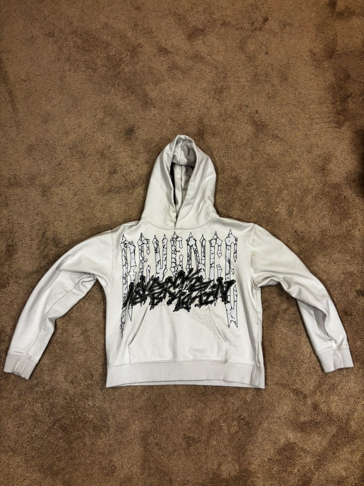 Other white skull zip up hoodie Size US S / EU 44-46 / 1 - 1 Thumbnail