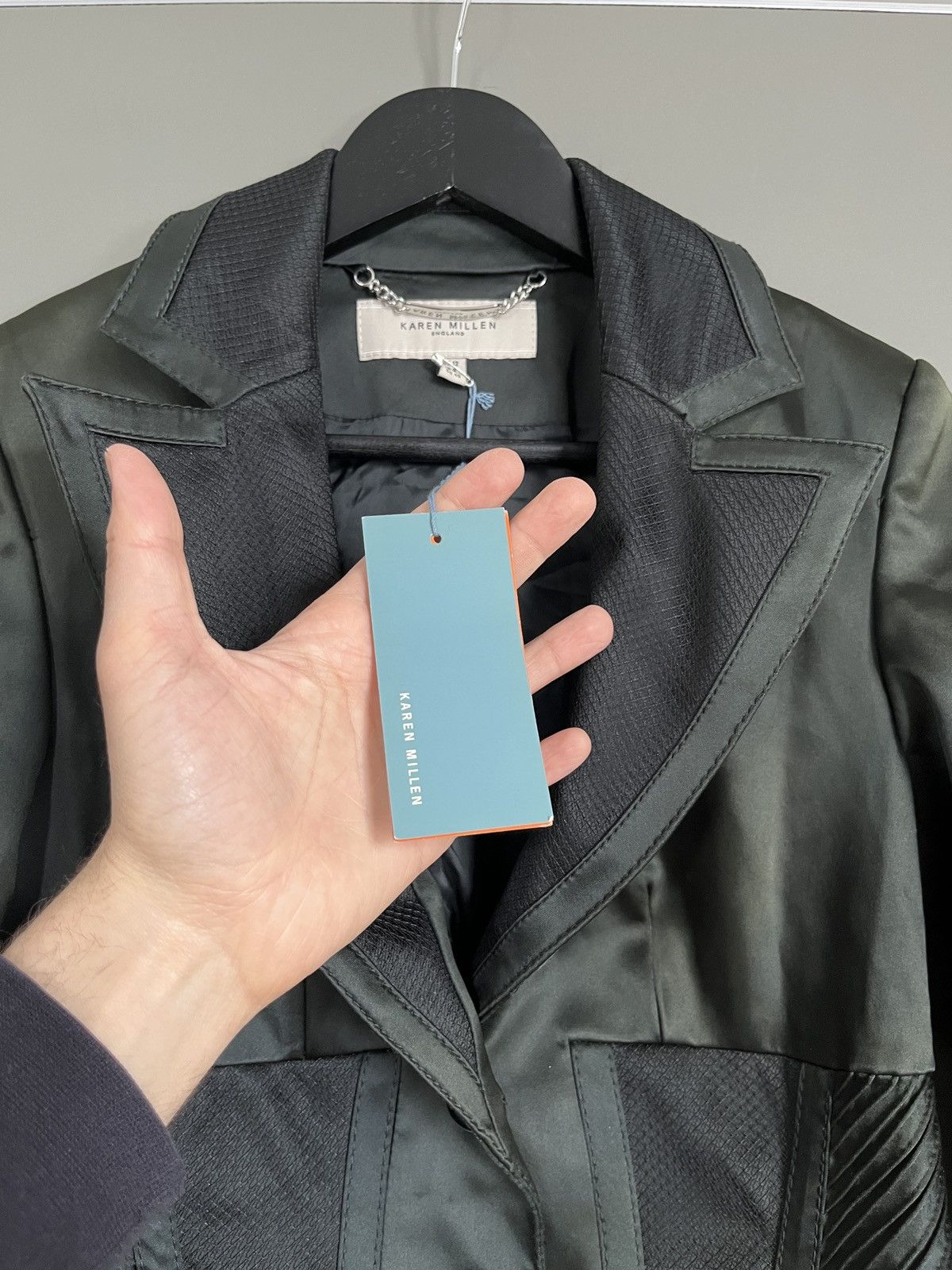 Karen Millen Karen Millen Gradient Green Blazer Jacket Size M / US 6-8 / IT 42-44 - 8 Thumbnail