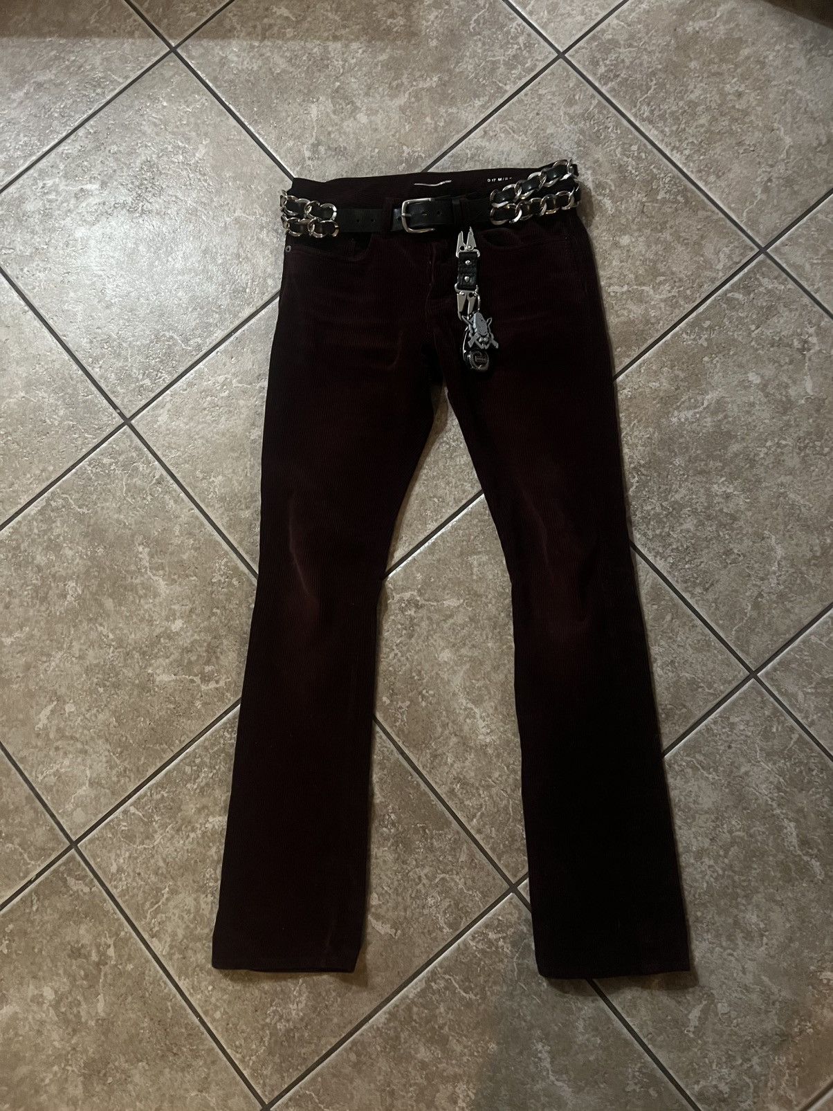 Saint Laurent Paris Saint Laurent Corduroy D17 Bootcut Denim Size US 29 - 1 Thumbnail