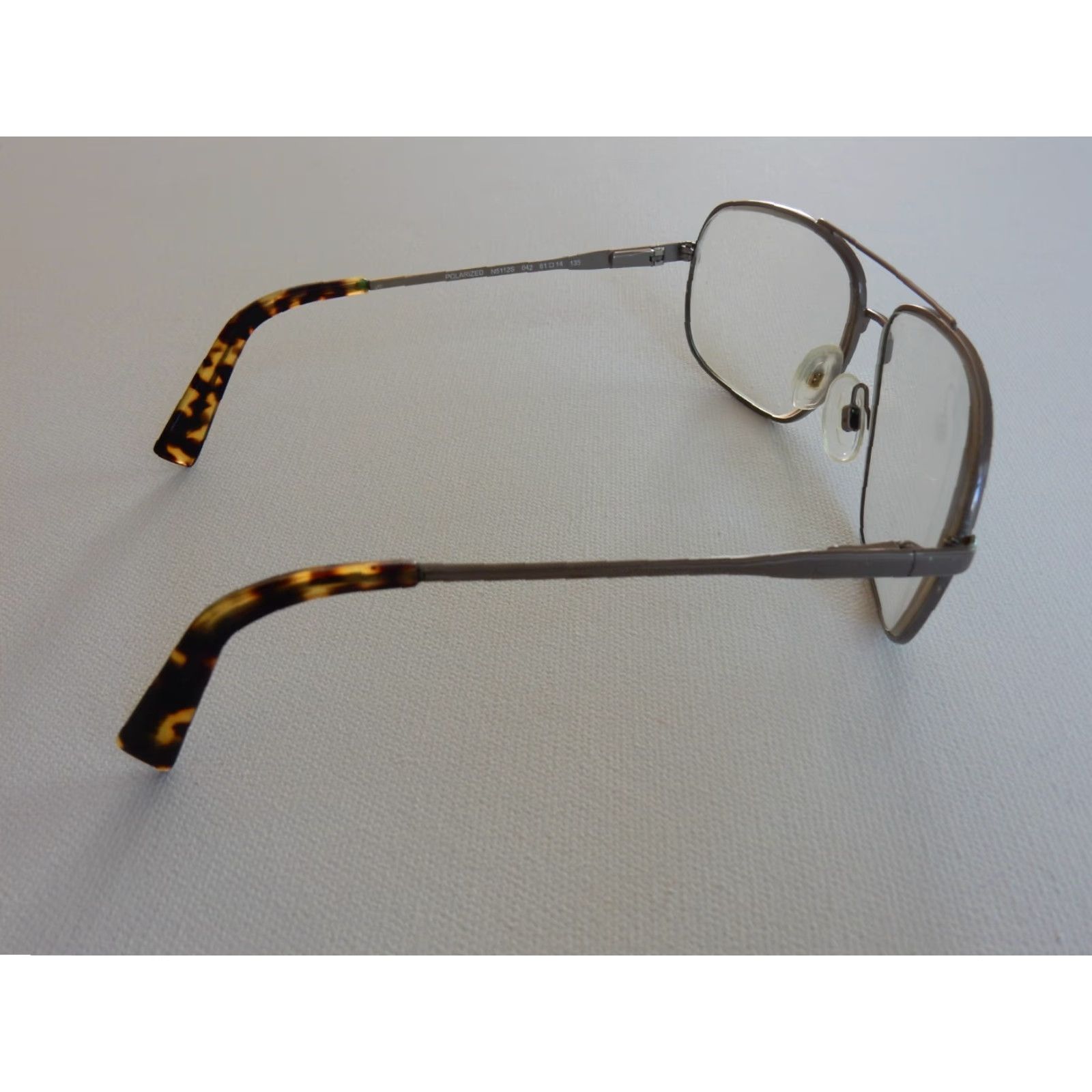 Nautica VINTAGE Nautica Sunglasses Frames Aviator Men Silver 61mm 14-135 N5112S 042 Size ONE SIZE - 4 Thumbnail