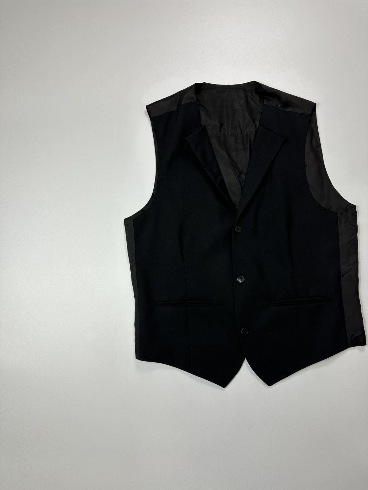 Karl Lagerfeld Karl Lagerfeld Formal Vest Men's Black Size 42R - 3 Thumbnail