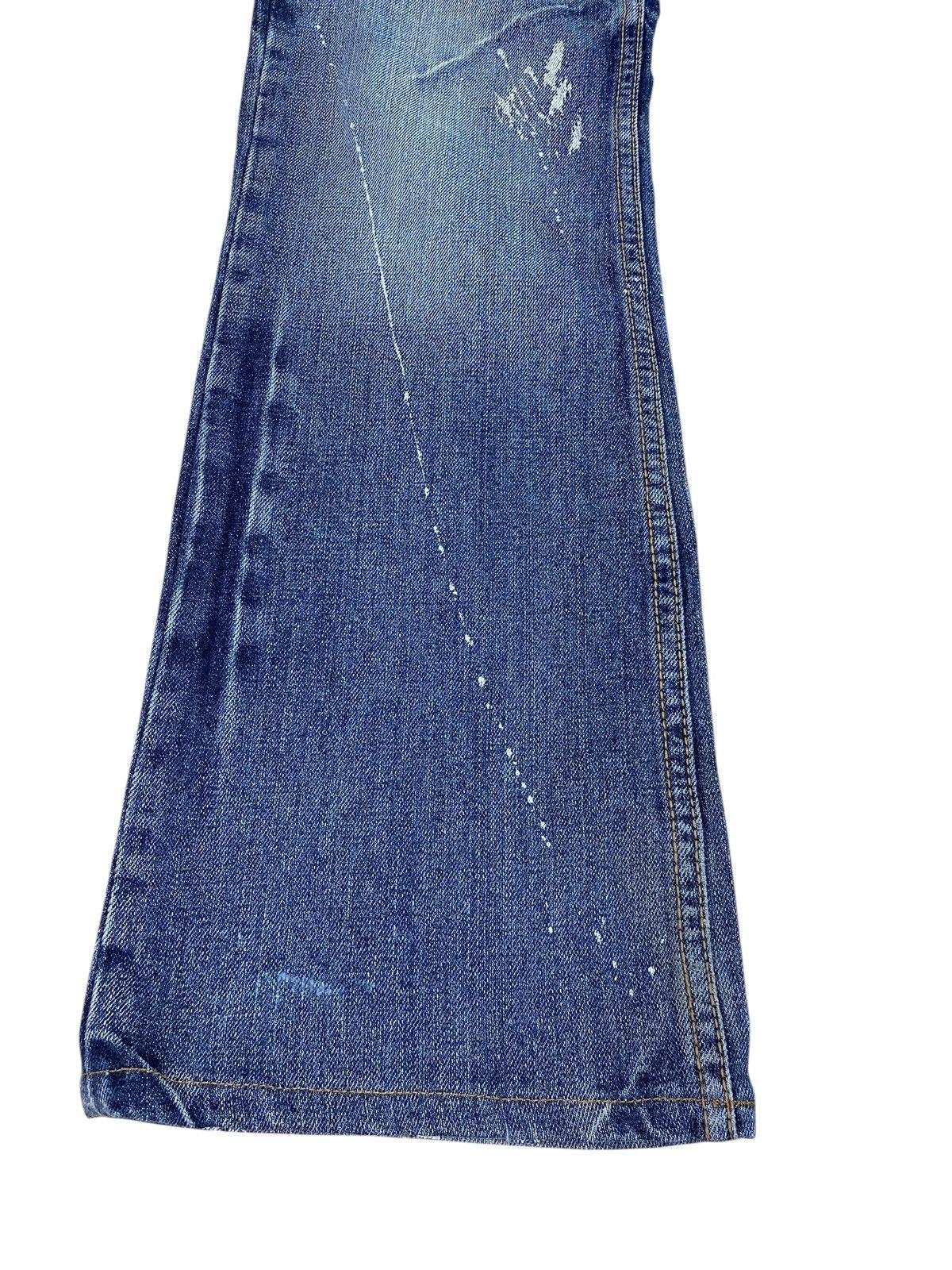 Japanese Brand Japanese Brand Splated Paint Style Bootcut Jeans Size US 29 - 6 Thumbnail