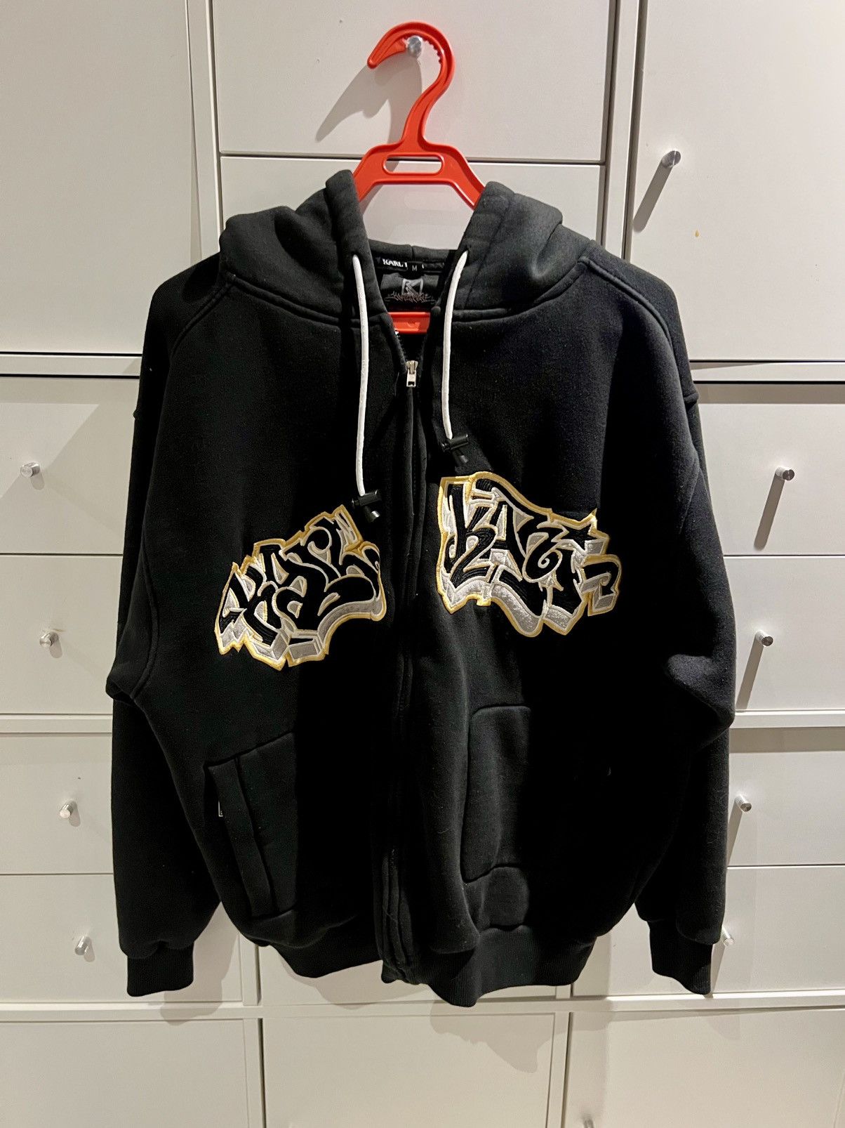 Karl Kani Vintage Karl Kani Graffiti Zip Hoodie – Embroidered Size US M / EU 48-50 / 2 - 1 Thumbnail