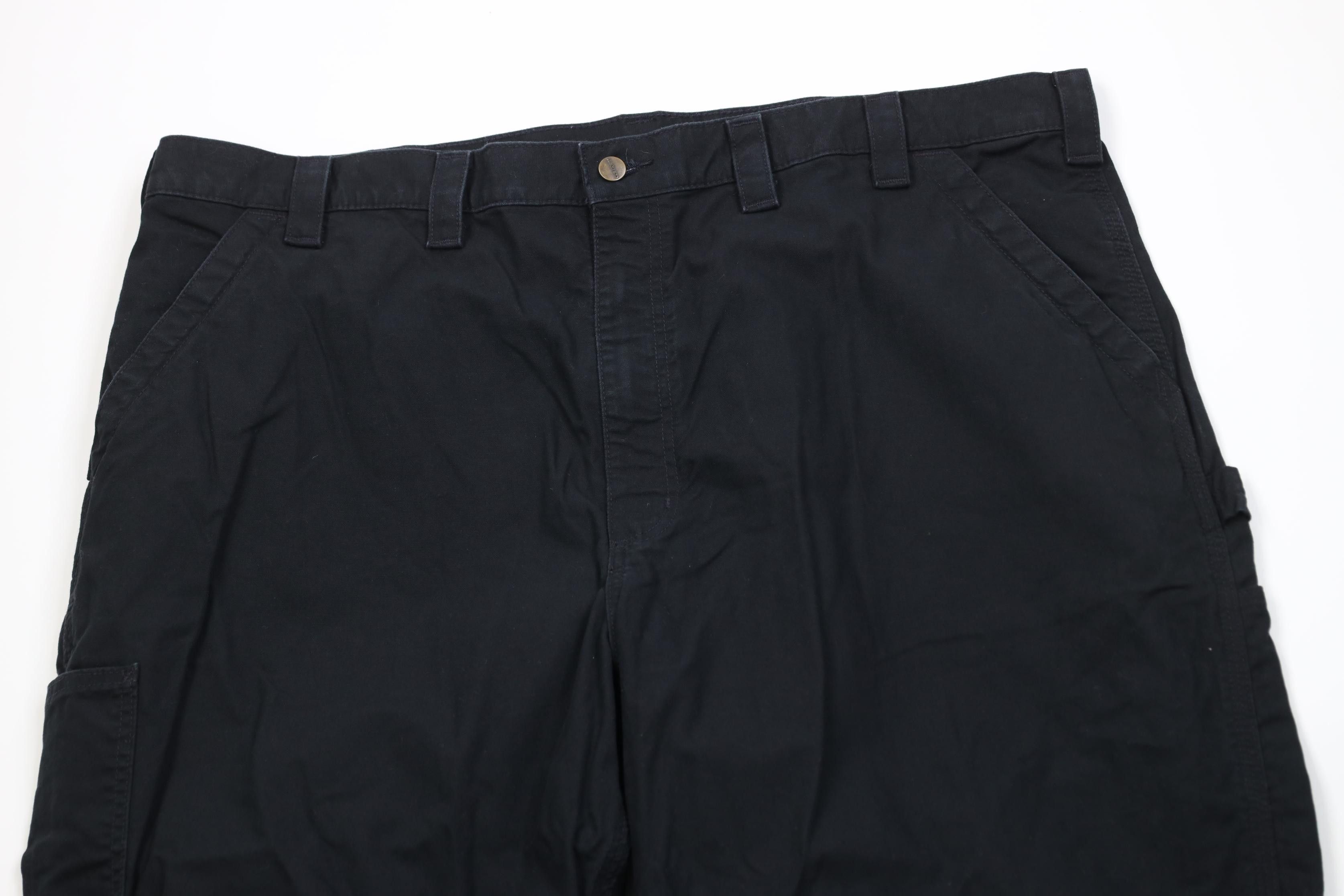 Carhartt Vintage Y2K Carhartt Loose Fit Wide Leg Dungaree Pants Black Size US 44 / EU 60 - 2 Thumbnail