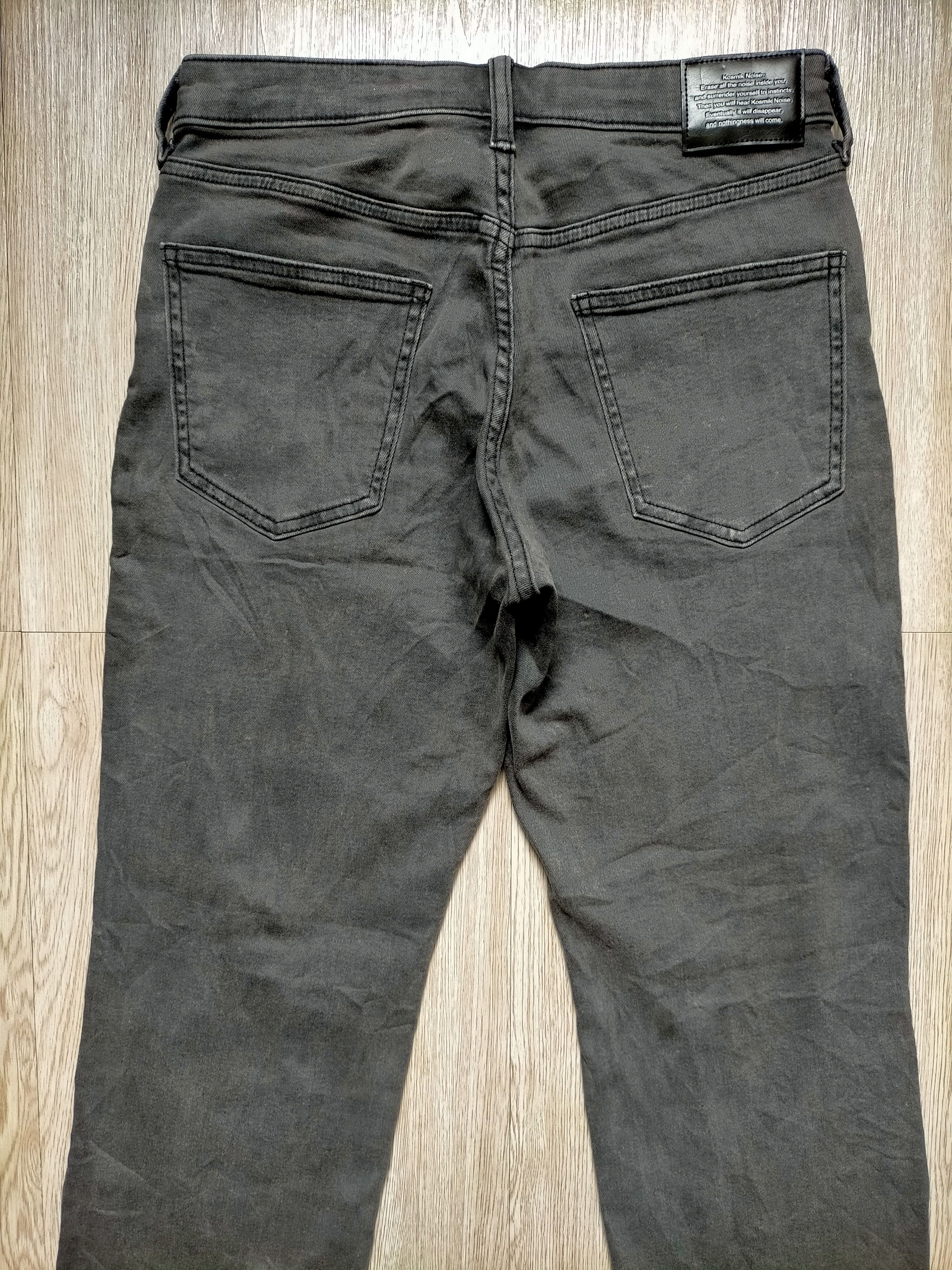 GU × Undercover Gu x Undercover Stretch Black Denim Size US 29 - 11 Thumbnail