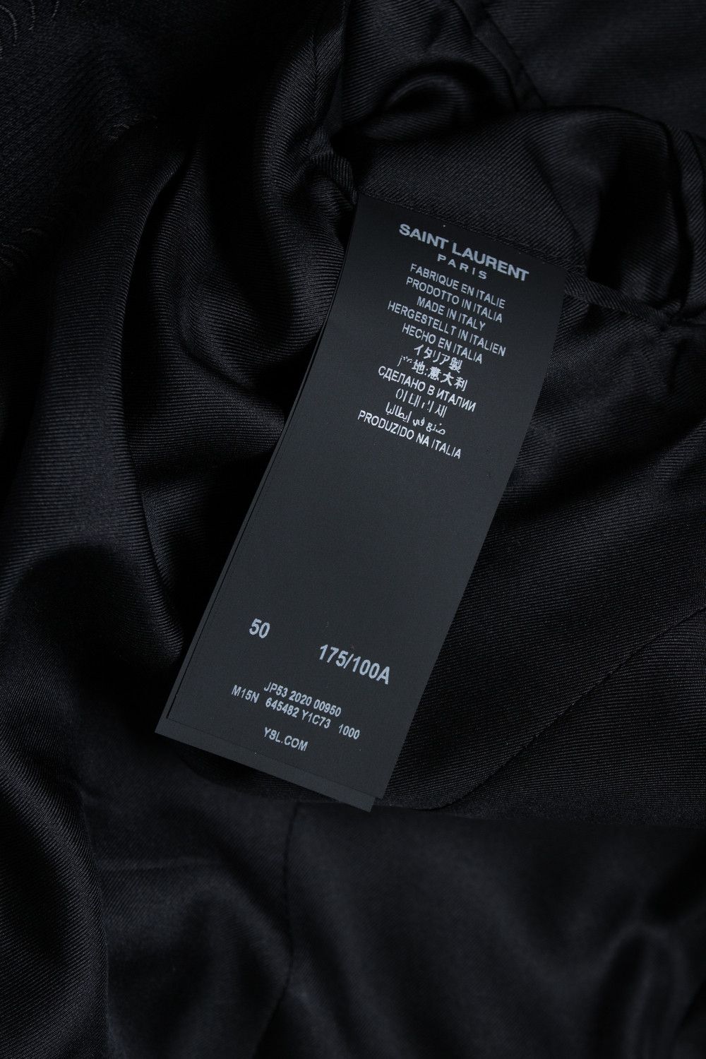 Saint Laurent Paris Saint Laurent, Long jacquard woven blazer Size 50R - 5 Thumbnail